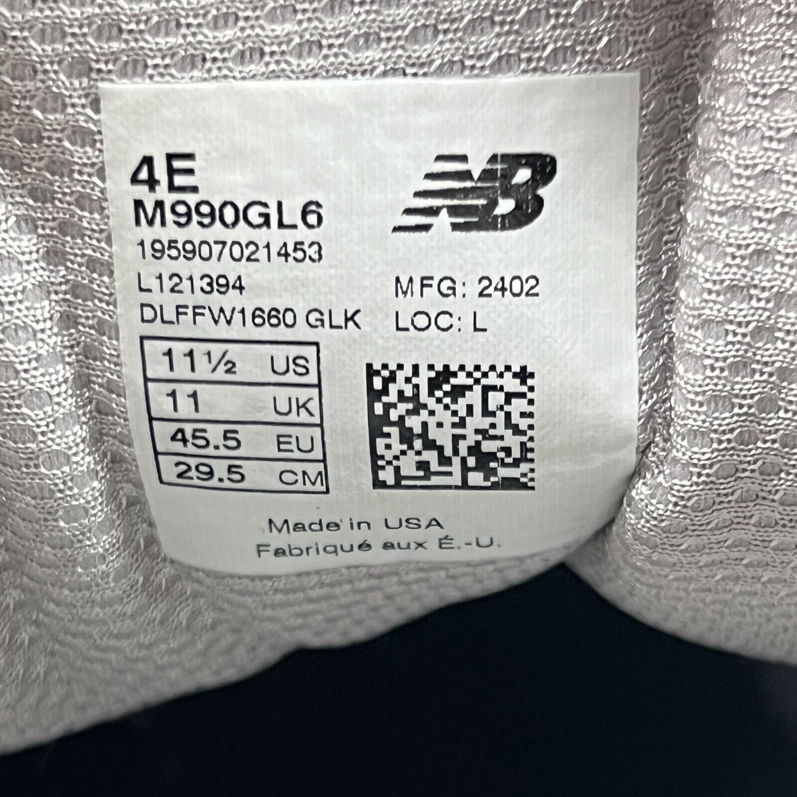New Balance New Balance 990v6 Made in USA Castlerock Men Size 11.5 4E Size US 11.5 / EU 44-45 - 8 Thumbnail