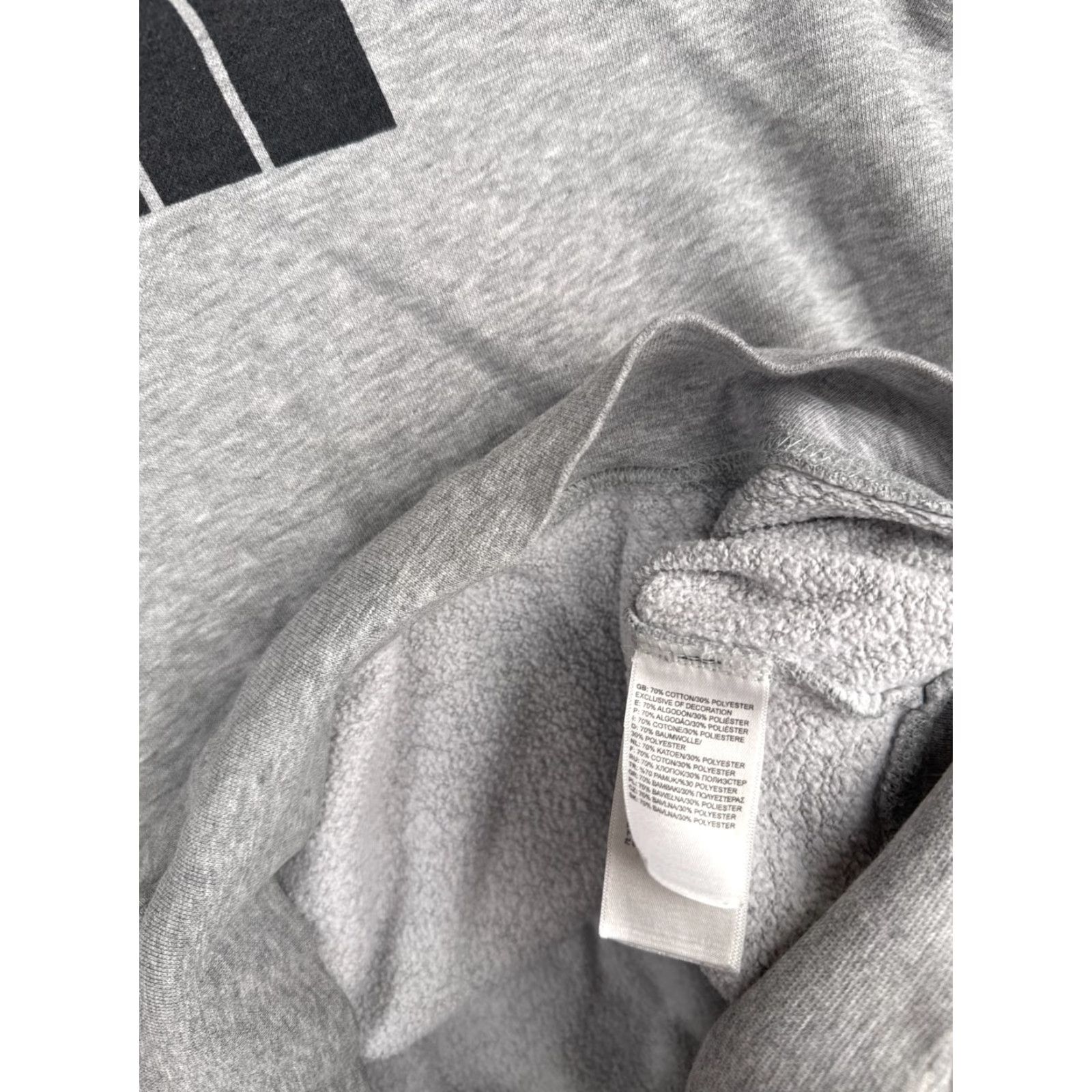 The North Face VINTAGE The North Face Hoodie Men's Large Gray Pullover Zip Pocket Logo 90s Sports Outdoor Mens Size US L / EU 52-54 / 3 - 7 Thumbnail