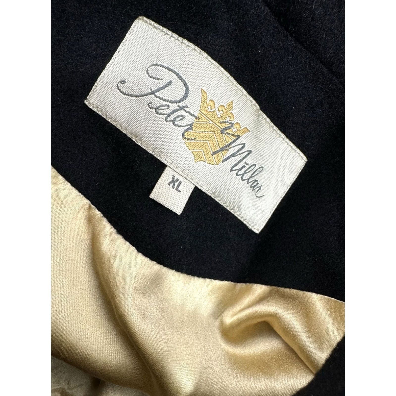 Peter Millar PETER MILLAR Vest Mens XL Black Lined Silk Cashmere / Silk Lining EXCELLENT Virtually Unworn Size US XL / EU 56 / 4 - 4 Thumbnail
