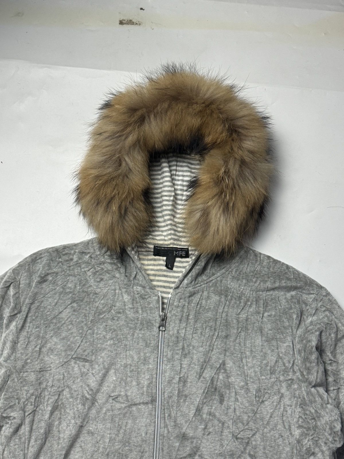 Hysteric Glamour × Japanese Brand × Le Grande Bleu (L.G.B.) Velvet Hoodie Japanese Style Size US L / EU 52-54 / 3 - 1 Thumbnail