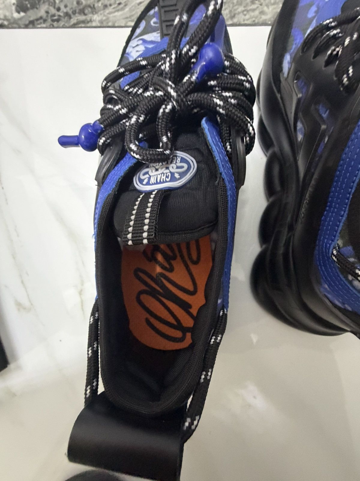Versace Versace Chain Reaction Blue Barq Sneakers Size 45 Brand New Size US 12 / EU 45 - 8 Thumbnail