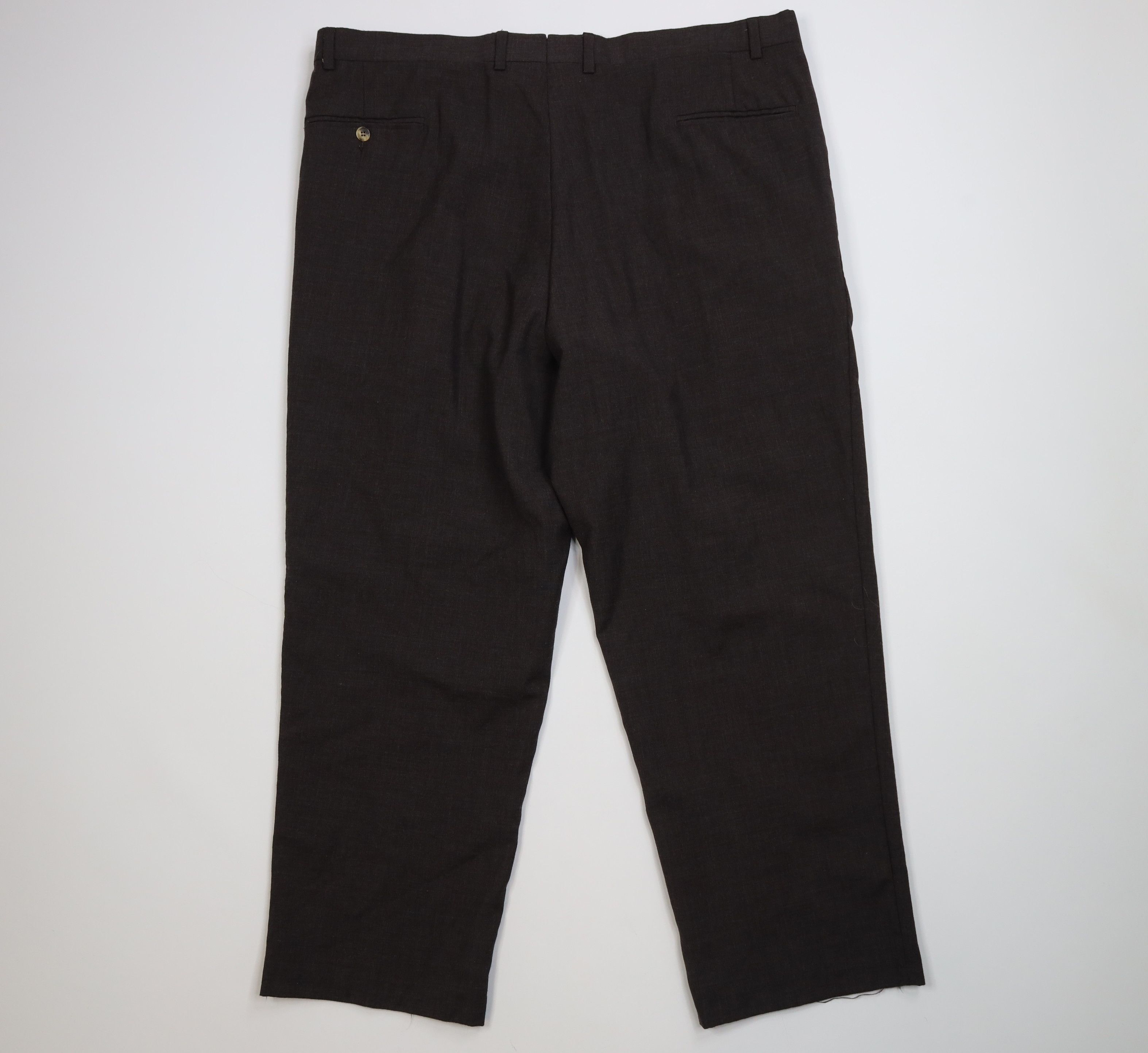 Vintage Vintage 70s Streetwear Knit Wide Leg Chino Pants Brown USA Size US 42 / EU 58 - 8 Thumbnail