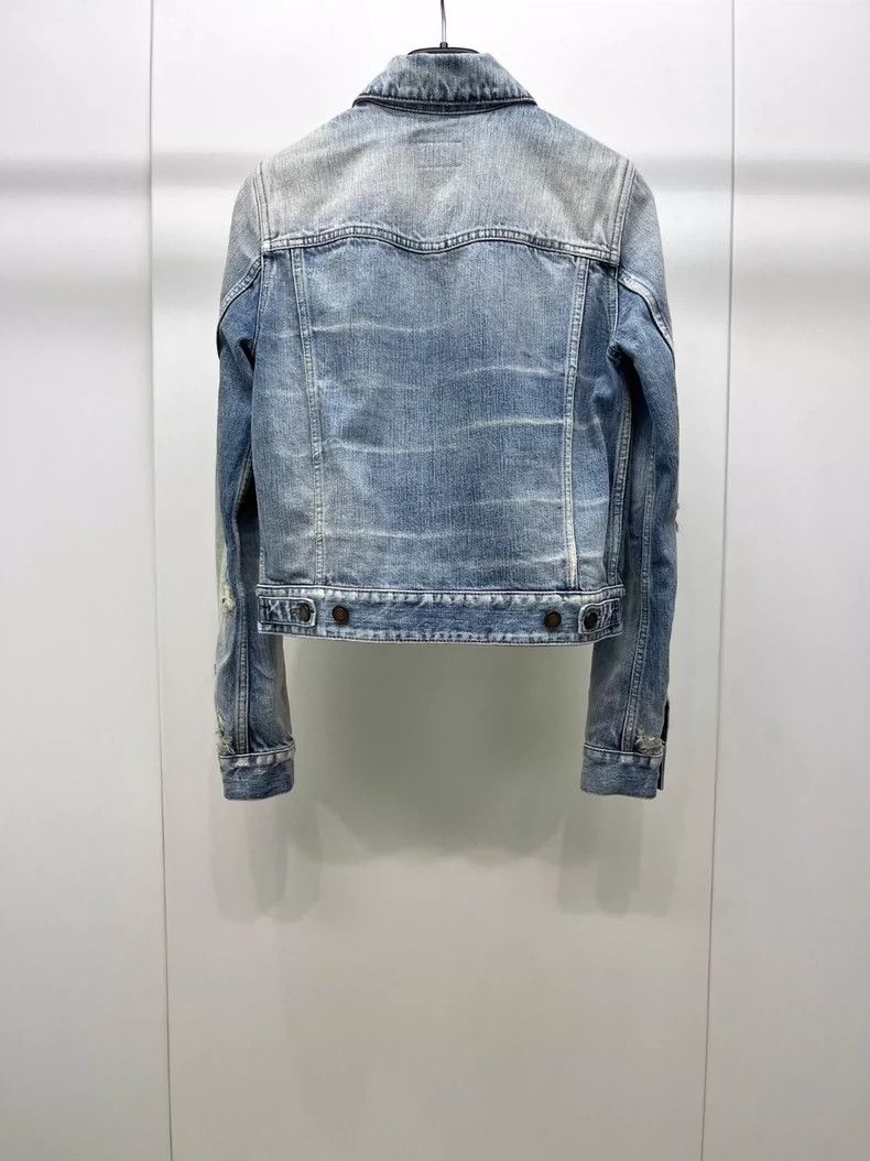 Yves Saint Laurent saint laurent Anchor Denim Jacket 2503-Nextarrow Size US S / EU 44-46 / 1 - 3 Thumbnail