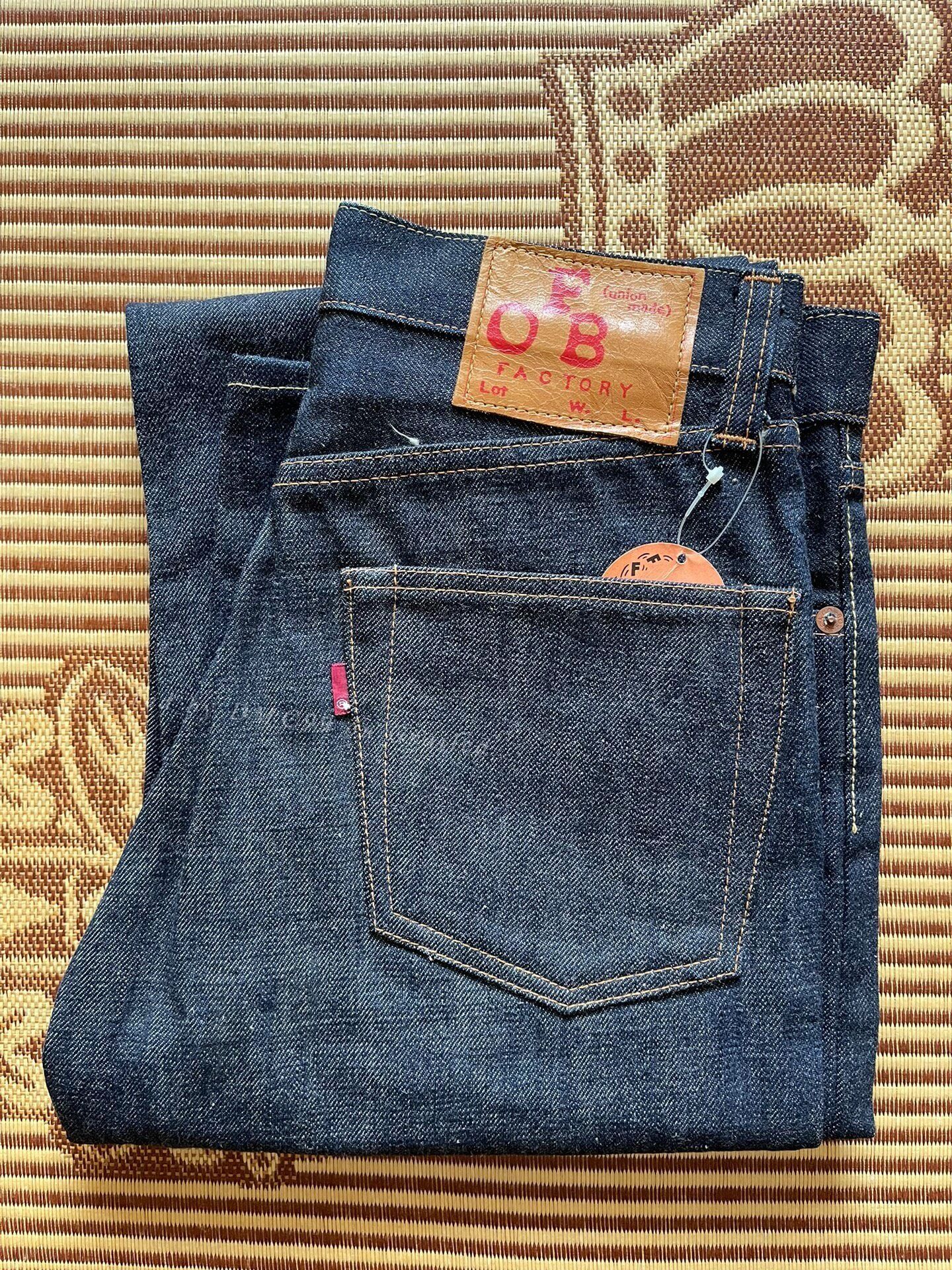 Other FOB F098 W28 Unsanforized Rare Small Size US 28 / EU 44 - 1 Thumbnail