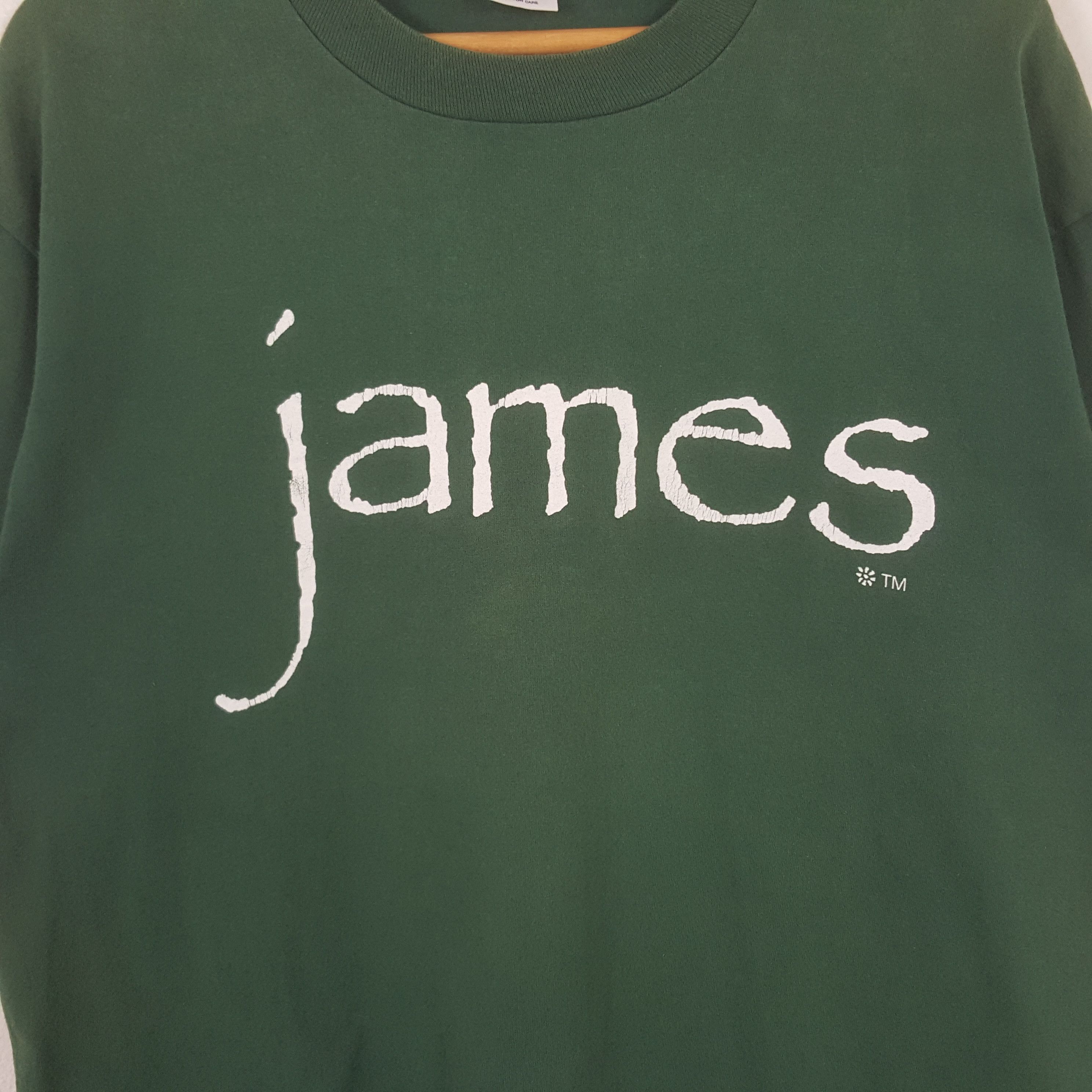 Band Tees Vintage James 90's English Rock Band Tshirt 32 Size US L / EU 52-54 / 3 - 2 Thumbnail