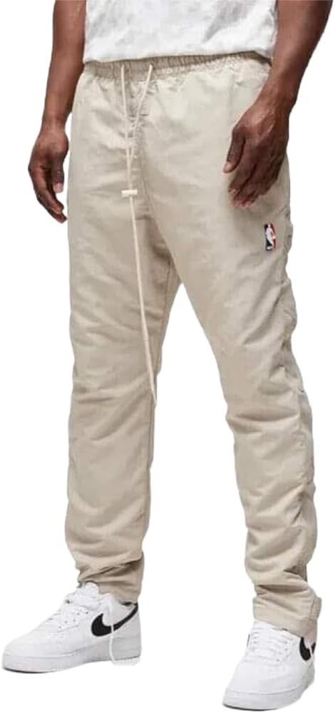 image of Fear Of God X Nike Nylon Warm Up Pant in Cream, Men's (Size 36)