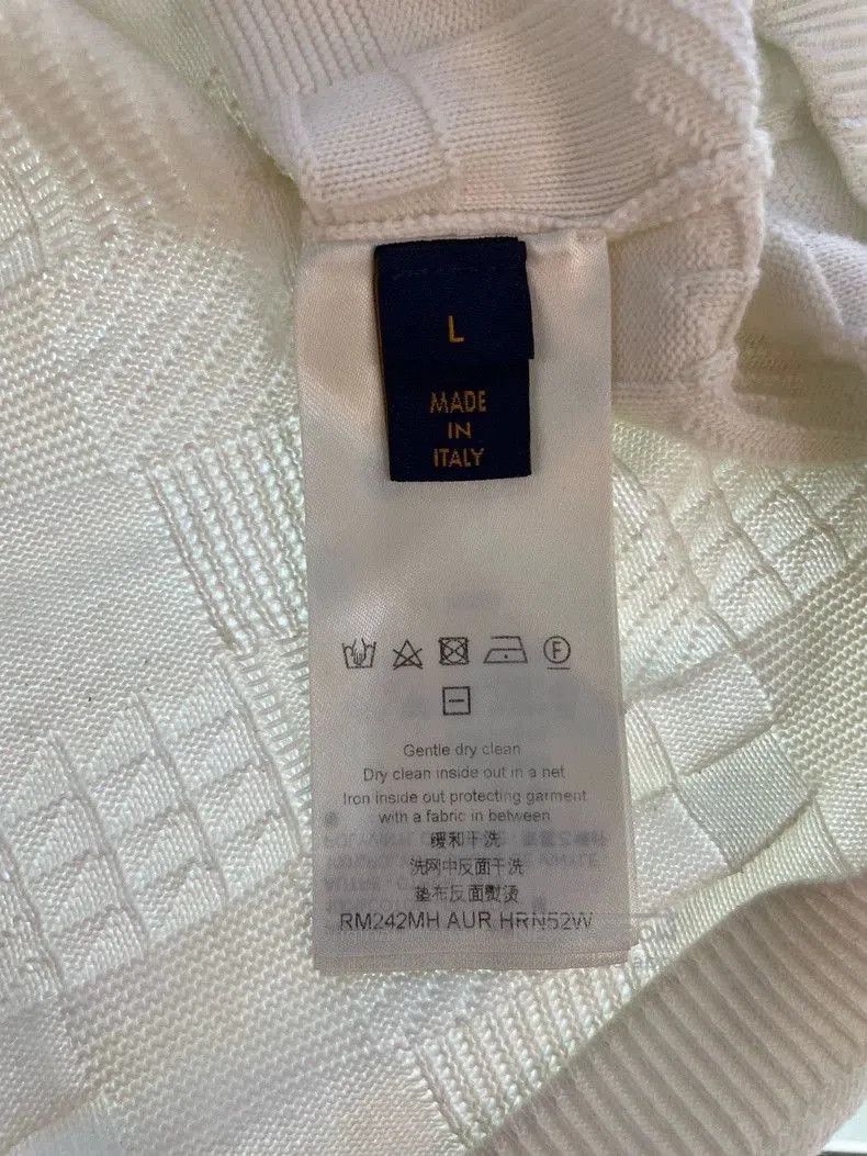 Louis Vuitton LV White Sailing Series Checkerboard Logo T. Size US L / EU 52-54 / 3 - 5 Thumbnail