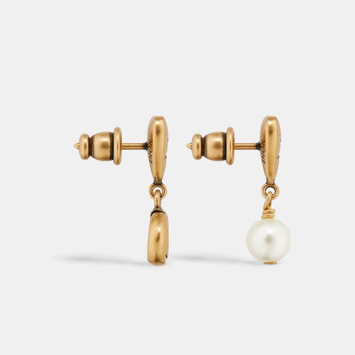 Dior o1bcso1str0126 Size:OS/Lucky Charms Earrings in Golden/White Size ONE SIZE - 2 Thumbnail