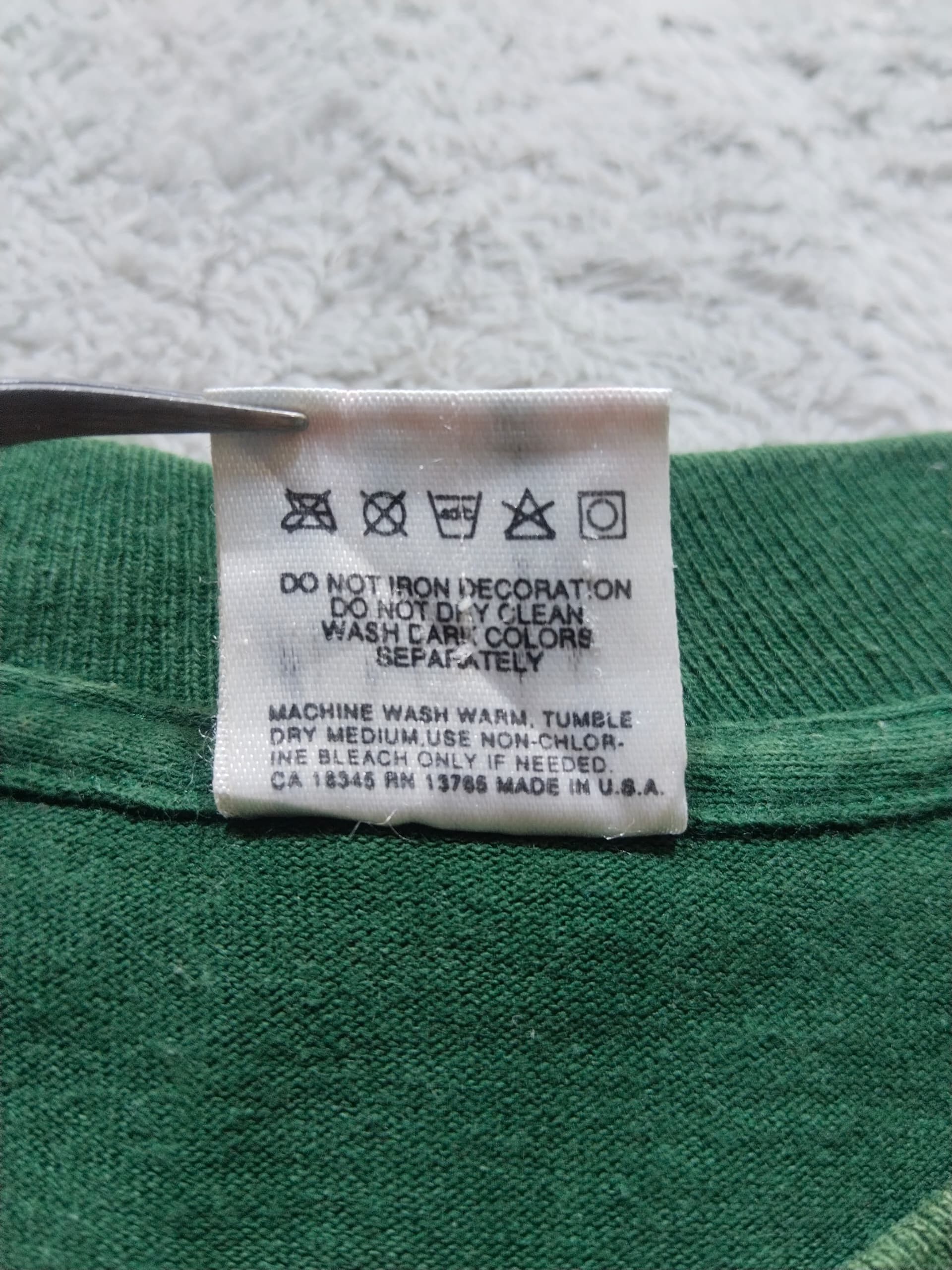 Fruit Of The Loom × Rap Tees × Vintage VINTAGE UNIVERSAL ZULU NATION HIP HOP 4EVER GREEN T SHIRT Size US XL / EU 56 / 4 - 13 Thumbnail