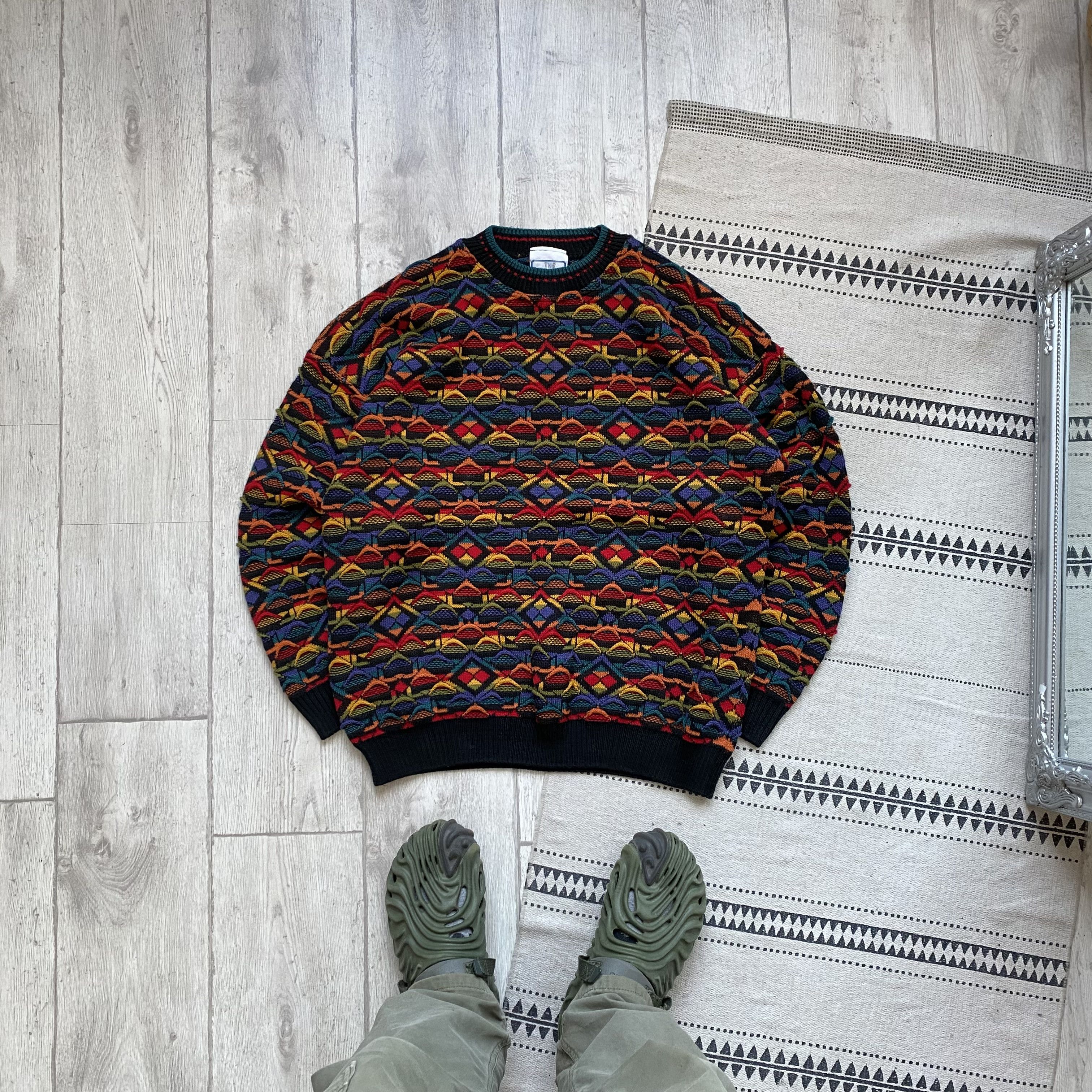 Coogi Vintage 90s Coggi Style knit Cozy sweater Y2K Tundra Size US L / EU 52-54 / 3 - 1 Thumbnail