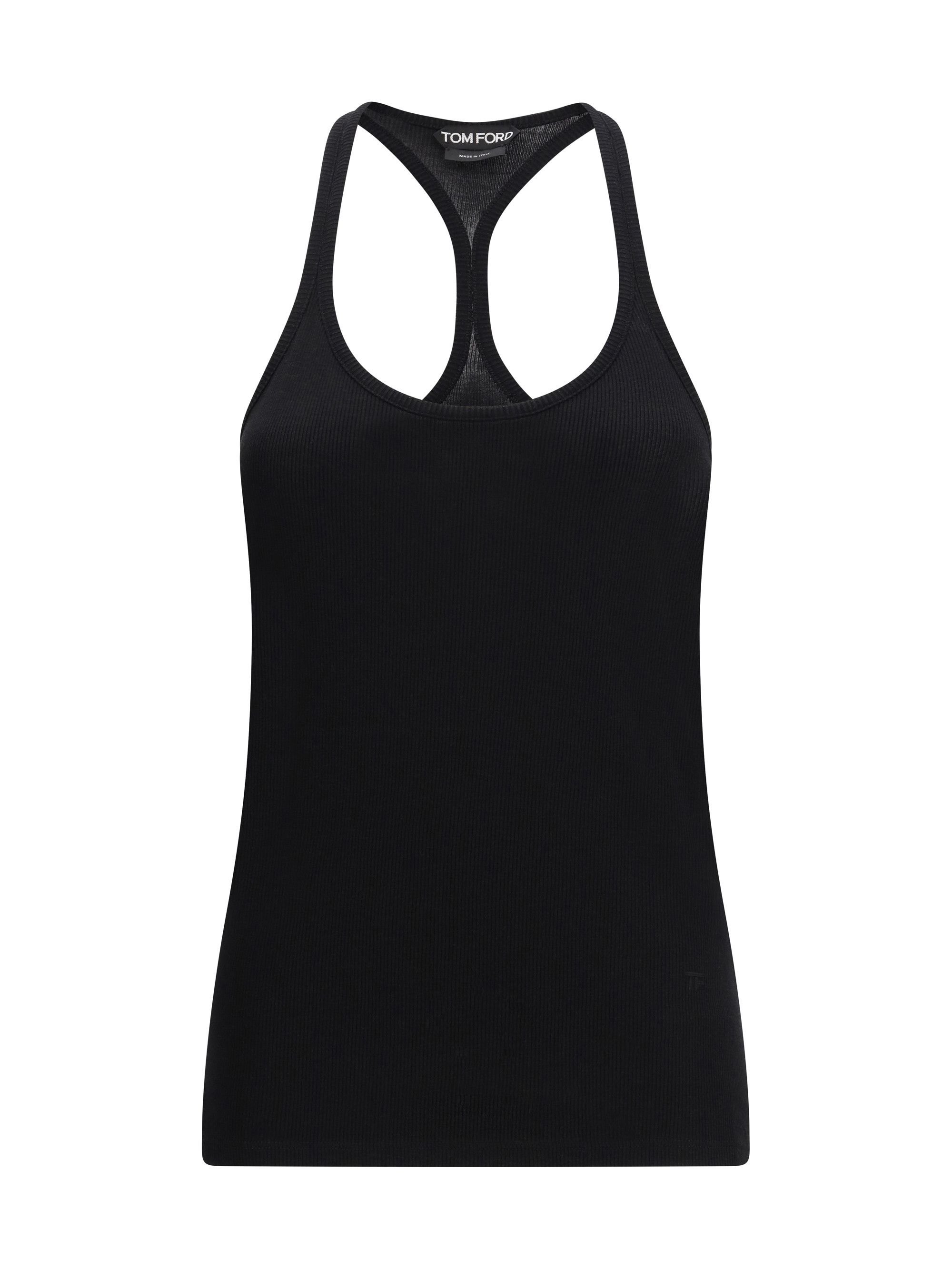 Tom Ford Silk-blend ribbed jersey Tank Top Size M / US 6-8 / IT 42-44 - 1 Thumbnail