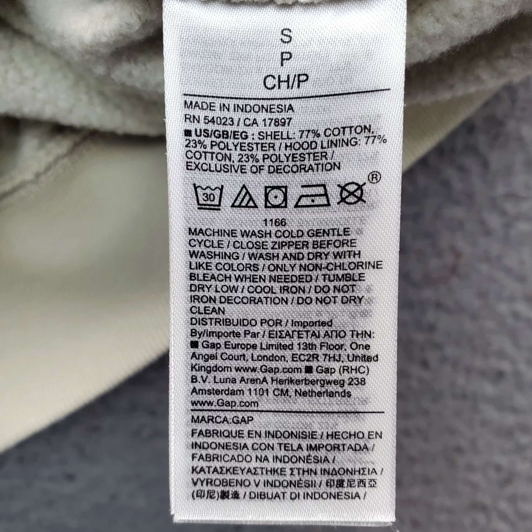 Gap Gap Hoodie Womens Small Tan Fleece Lined Embroidered Logo Long Sleeve Full Zip Shirt Mens? Size S / US 4 / IT 40 - 6 Thumbnail