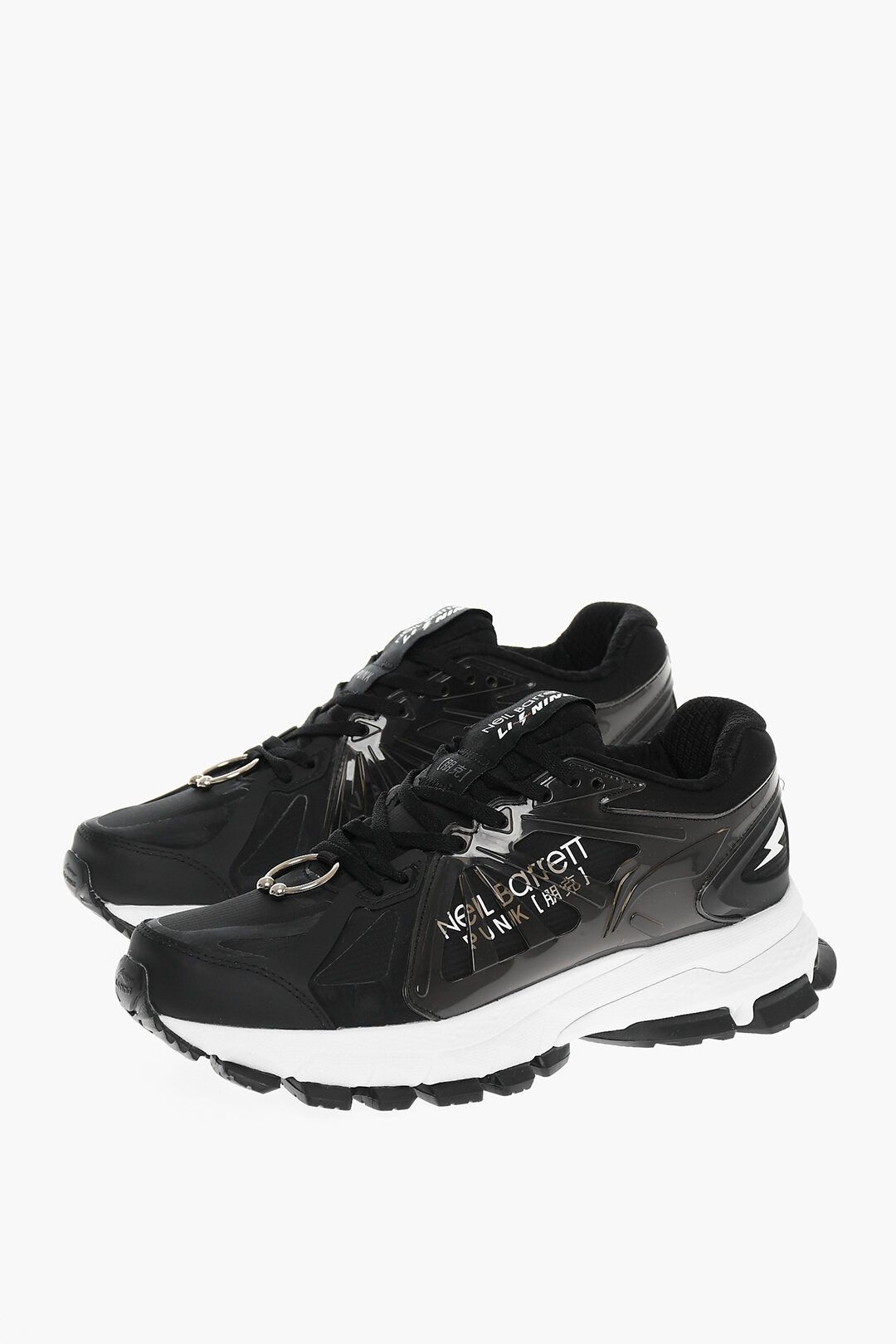 image of Neil Barrett Og1Mm1223 Sneaker In Black, Men's