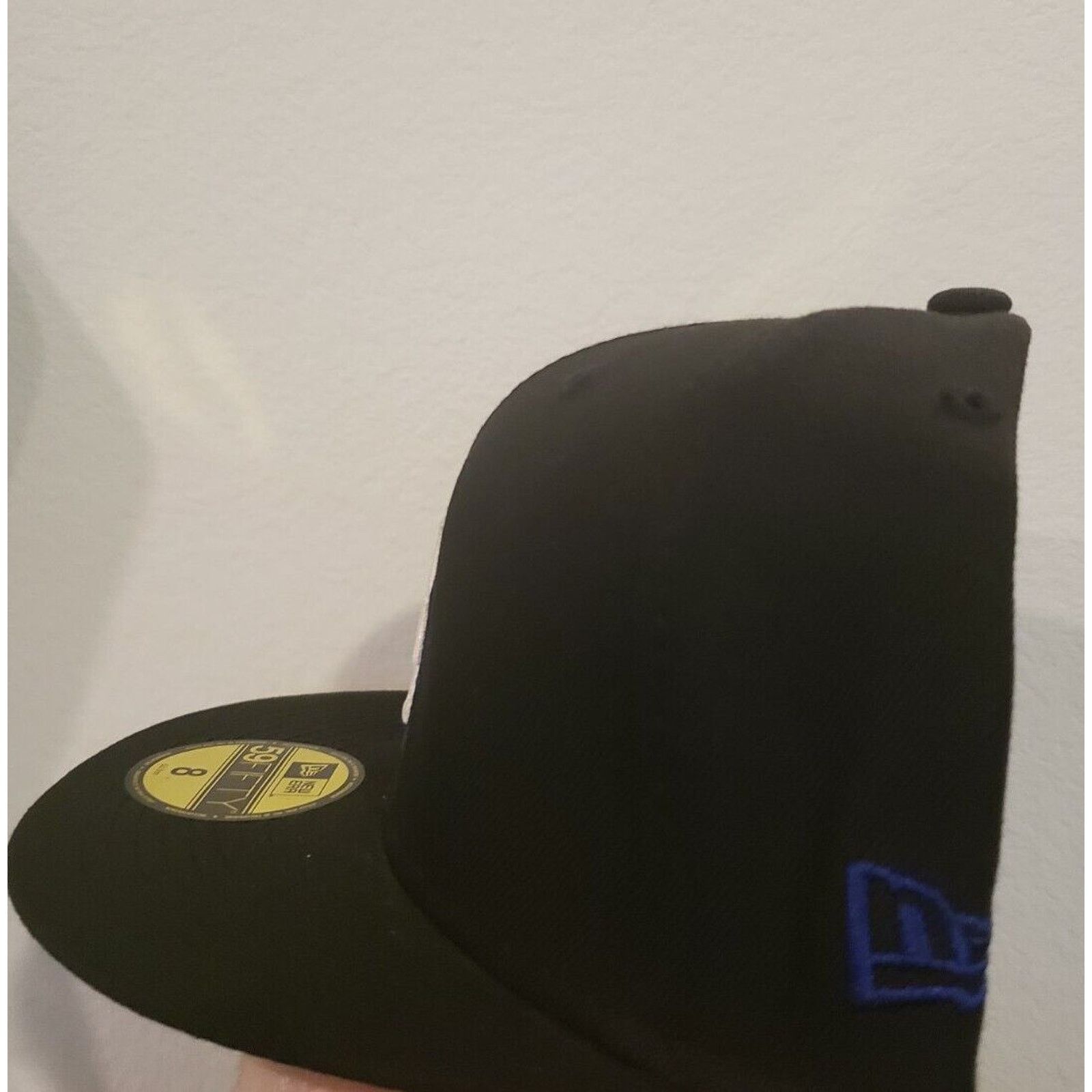 New Era Los Angeles Dodgers Hat Cap 50th Ann Black Size 8 New Era Size ONE SIZE - 5 Thumbnail