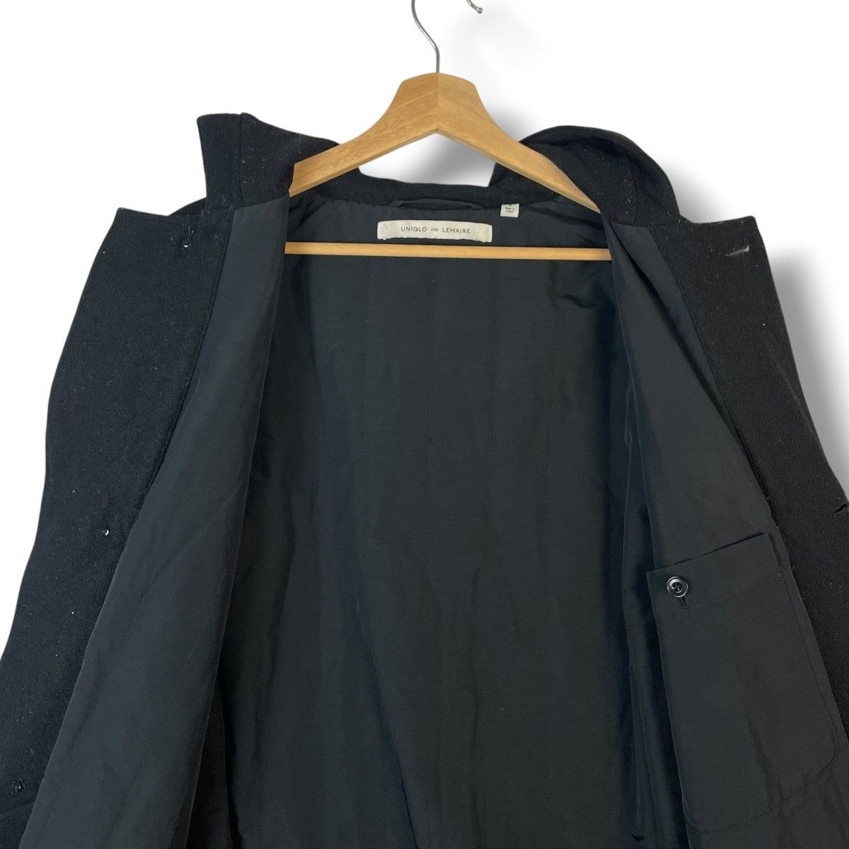 Christophe Lemaire 🇯🇵 UNIQLO & LEMAIRE WOOL LONG HEAVY COAT JACKET Size US M / EU 48-50 / 2 - 12 Thumbnail