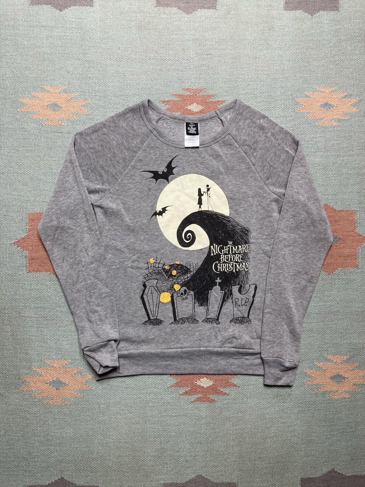 Disney The nightmare before Christmas sweatshirt Halloween womens S Size S / US 4 / IT 40 - 1 Thumbnail