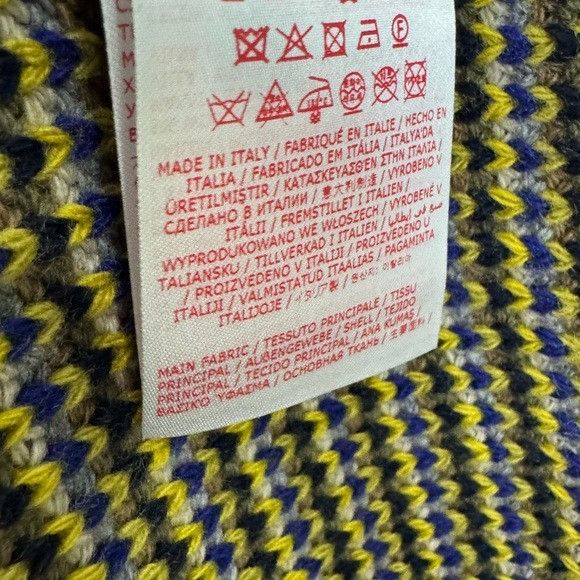 Marni Marni Blue Striped Mohair Wool Jumper Men’s IT 52/XL Size US XL / EU 56 / 4 - 6 Thumbnail