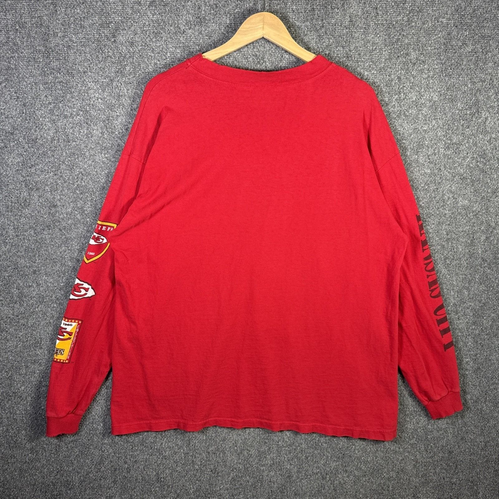 The Game Vintage Kansas City Chiefs Shirt Mens XL Red 90s Long Sleeve Size US XL / EU 56 / 4 - 7 Thumbnail