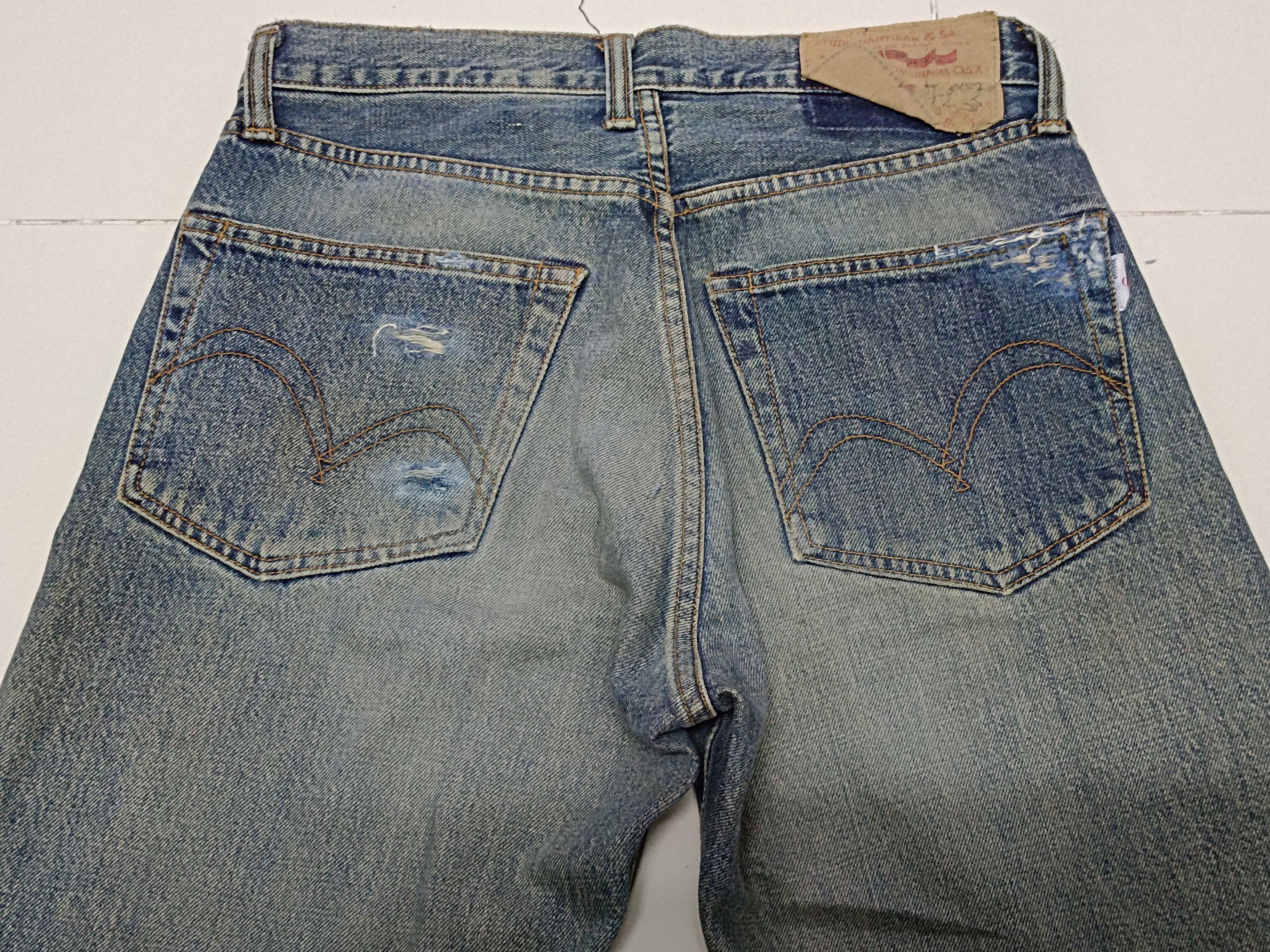 Studio D'Artisan Studio d'artisan D02S Selvedge Distressed Denim Size US 30 / EU 46 - 9 Thumbnail