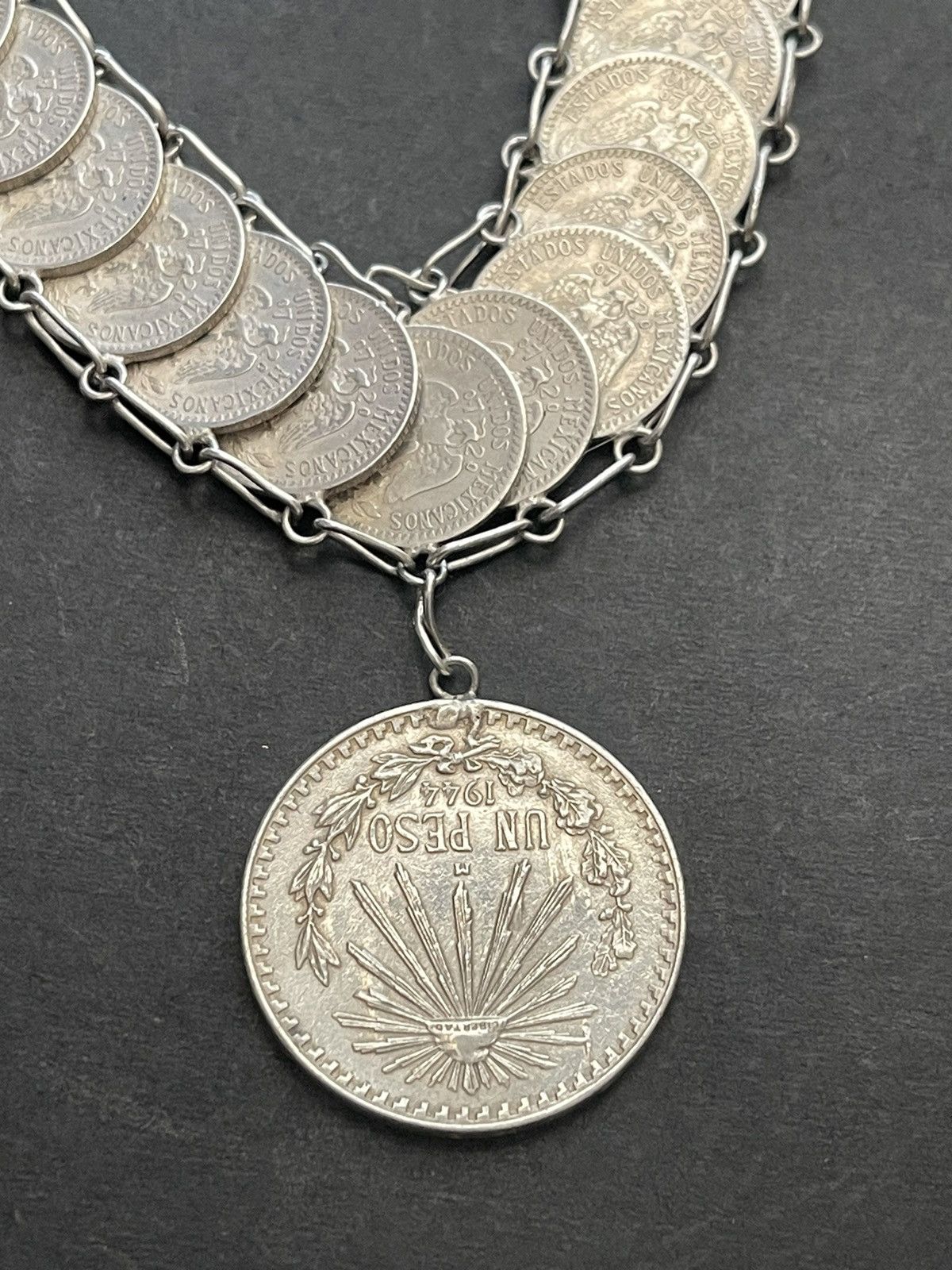 Vintage Mexico silver bracelet Size ONE SIZE - 4 Thumbnail