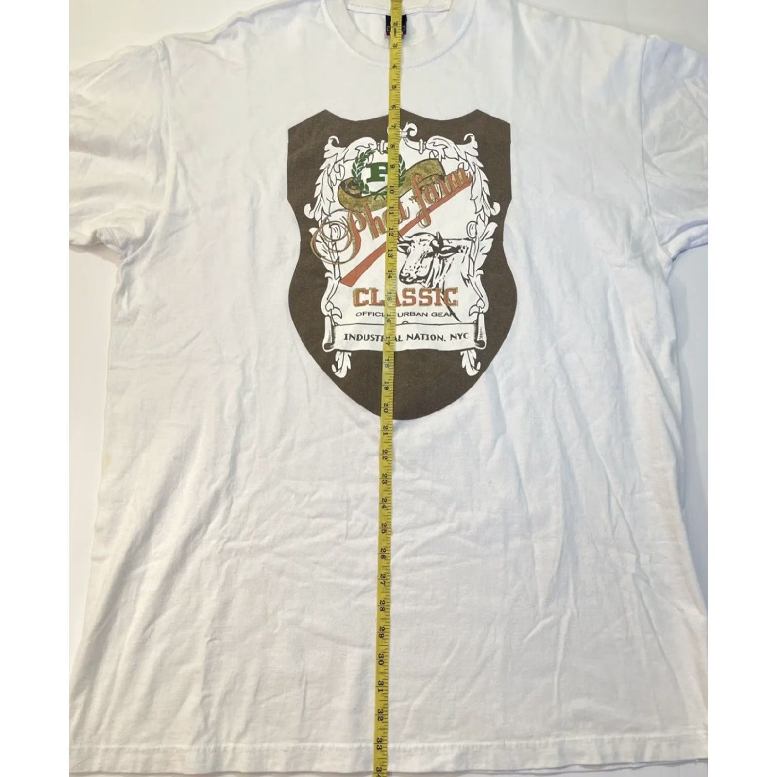 Phat Farm VINTAGE PHAT FARM T-Shirt Men XL Crew Neck Short Sleeve White Logo 90s NYC Official Urban Gear Size US XL / EU 56 / 4 - 6 Thumbnail