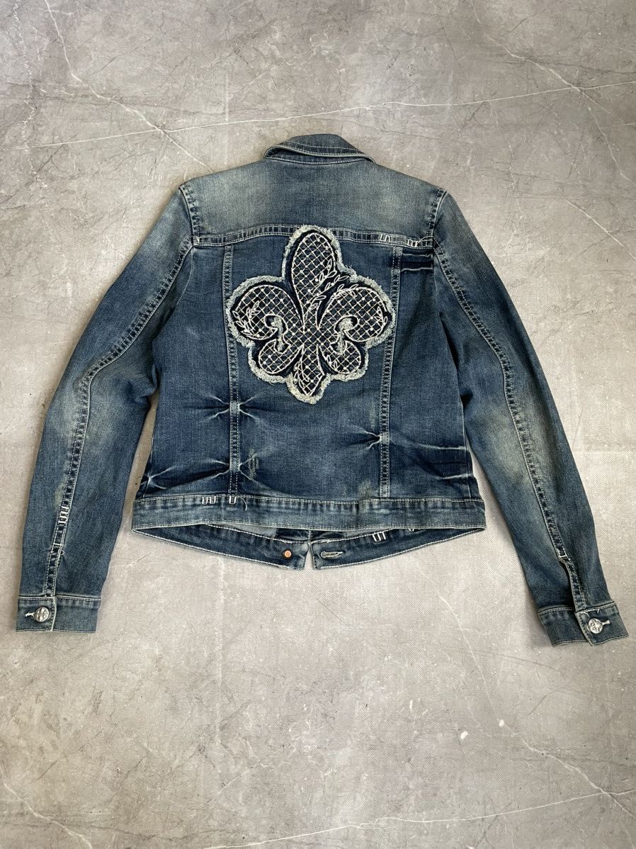 Tornado Mart Miss me Denim Jacket Blue affliction style trucker jacket Size US M / EU 48-50 / 2 - 1 Thumbnail