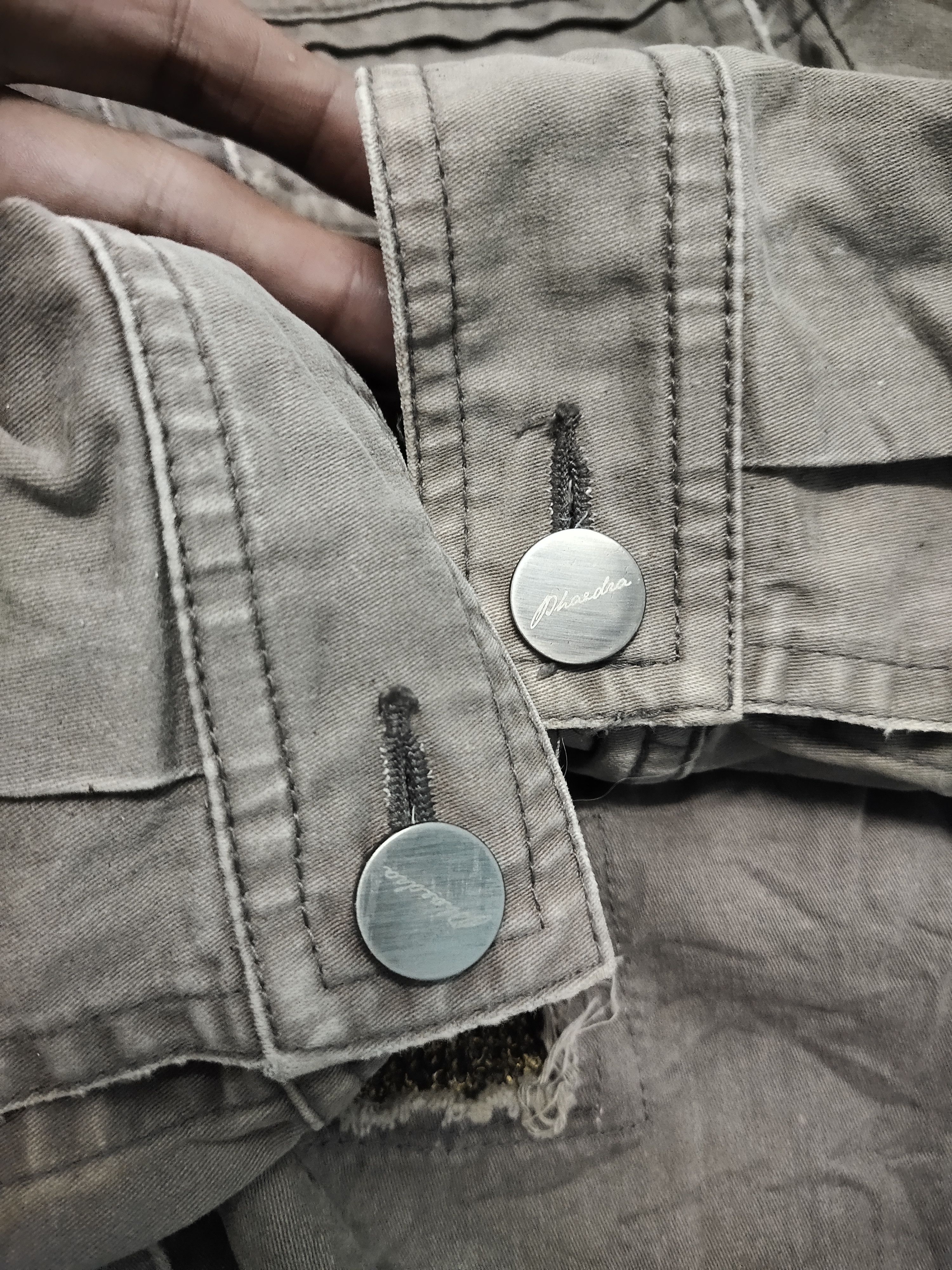 Japanese Brand Phaedra Tokyo Distressed Denim Faded Colour Size XS / US 0-2 / IT 36-38 - 9 Thumbnail