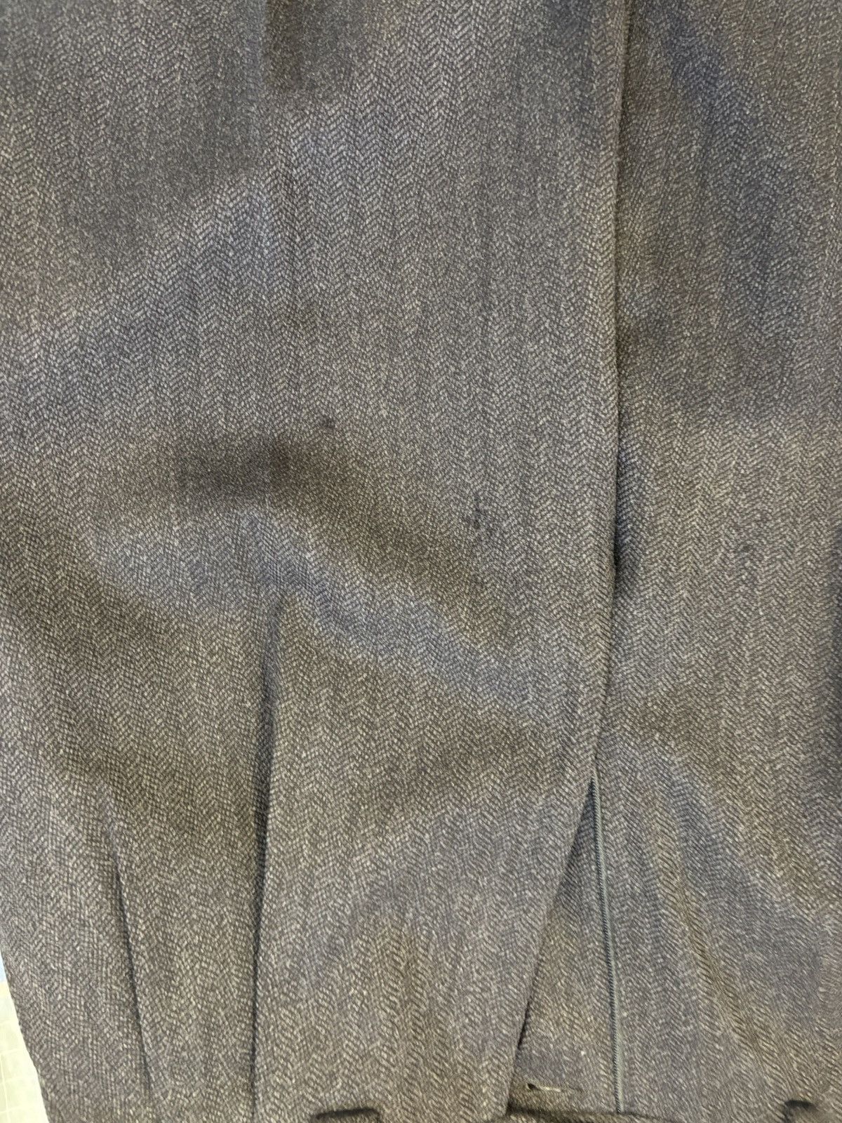 Lanvin Lavin Dark Grey 100% Wool Pants Size 38R - 6 Thumbnail