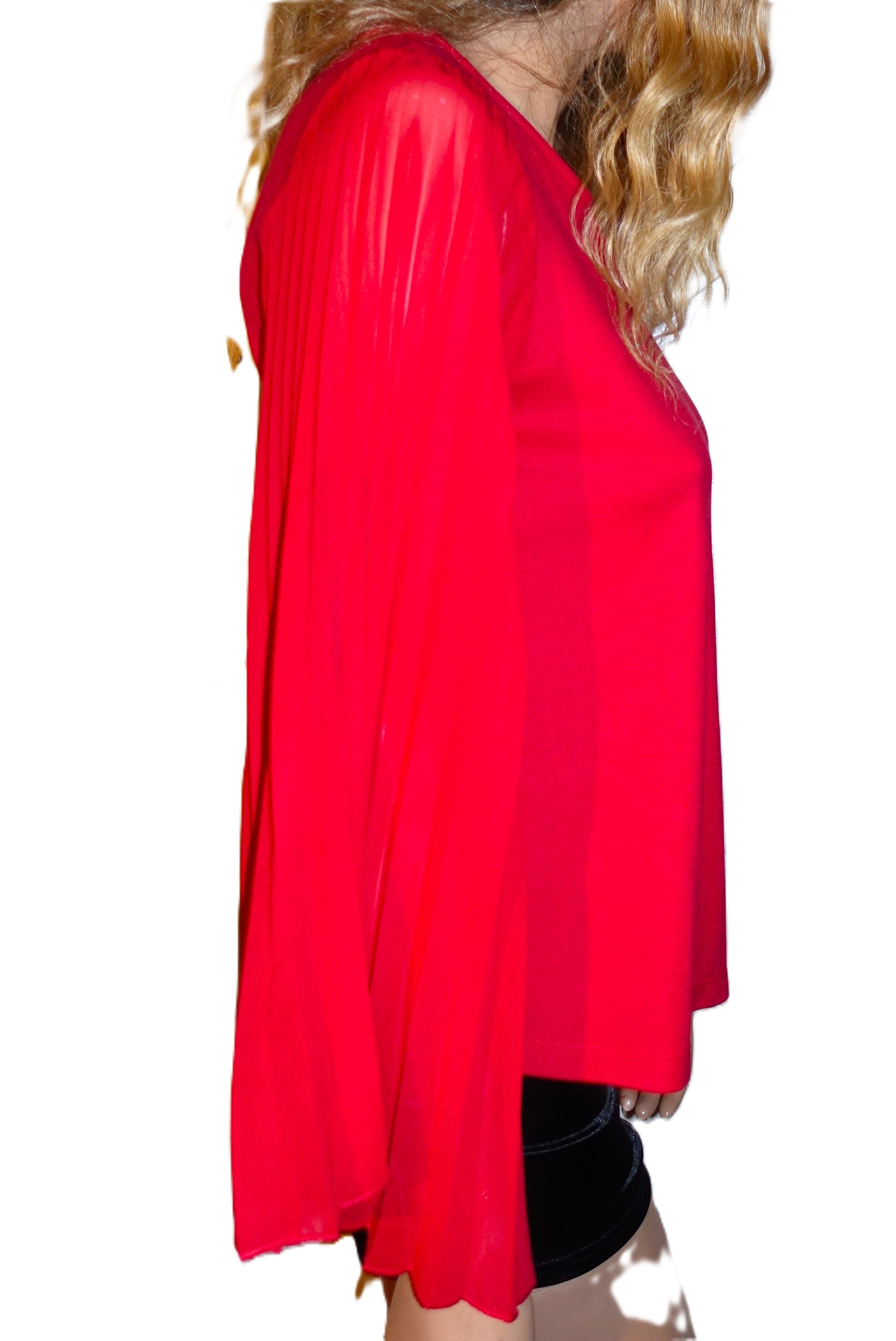 Other W5 Red Bell Sleeve Blouse S NWT Size S / US 4 / IT 40 - 6 Thumbnail