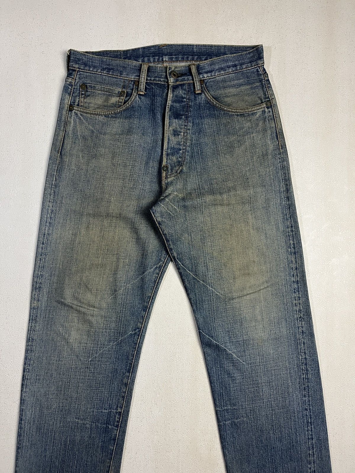 Evisu Evisu Paris Embroidered Dust-Wash Jeans Size US 32 / EU 48 - 14 Thumbnail