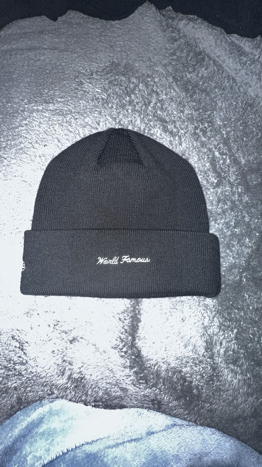 Supreme Supreme Black Beanie Size ONE SIZE - 2 Thumbnail