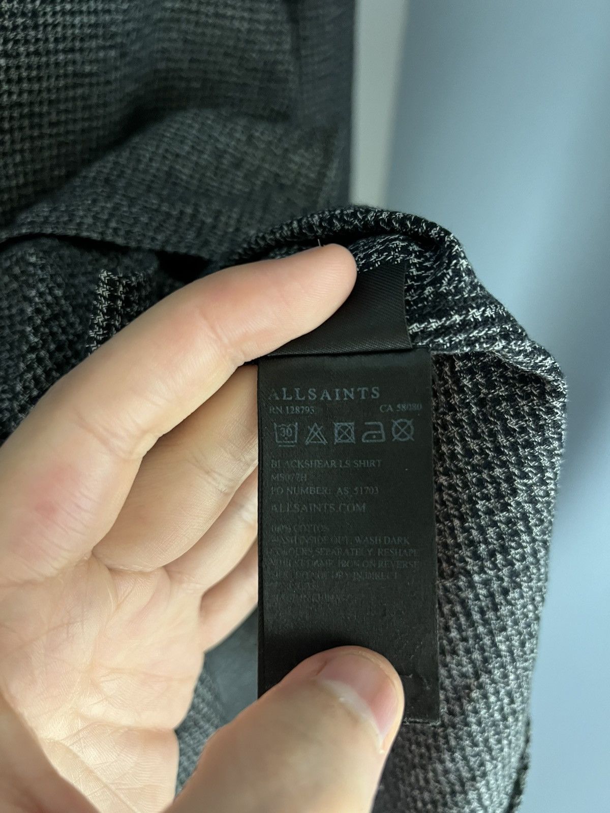 Allsaints VINTAGE ALLSAINTS BLACKSHEAR FLANNEL DESIGNER SHIRT CASUAL Size US M / EU 48-50 / 2 - 9 Thumbnail