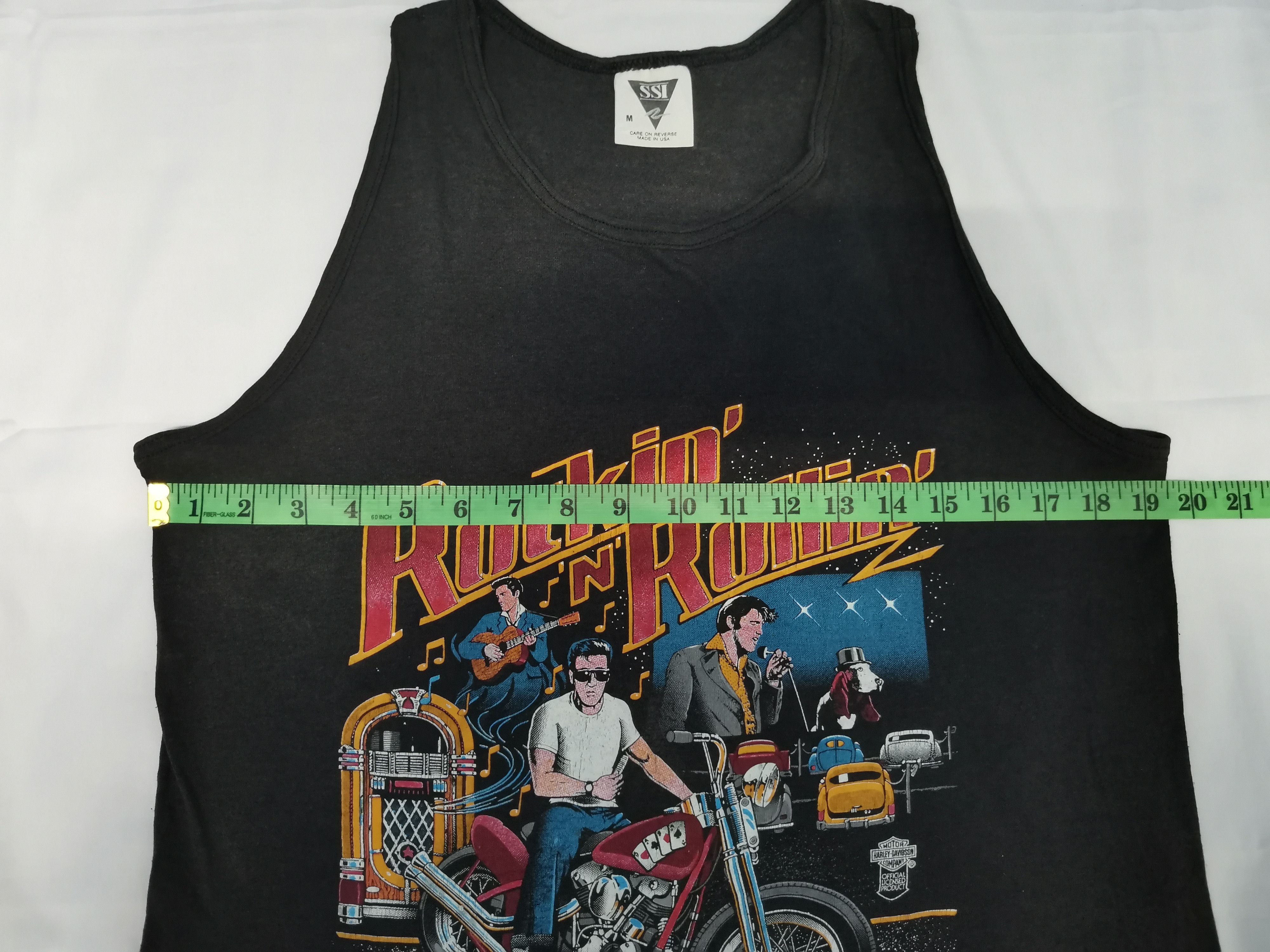 Band Tees Vintage Harley Davidson Elvis Presley Rockin n Rollin Size US M / EU 48-50 / 2 - 6 Thumbnail