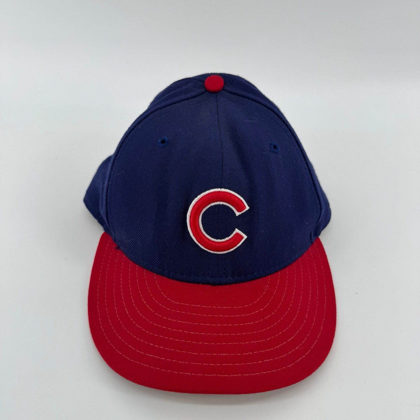 New Era Vtg 90s Chicago Cubs Mlb Baseball Hat Fitted 7 Diamond Coll Size ONE SIZE - 1 Thumbnail