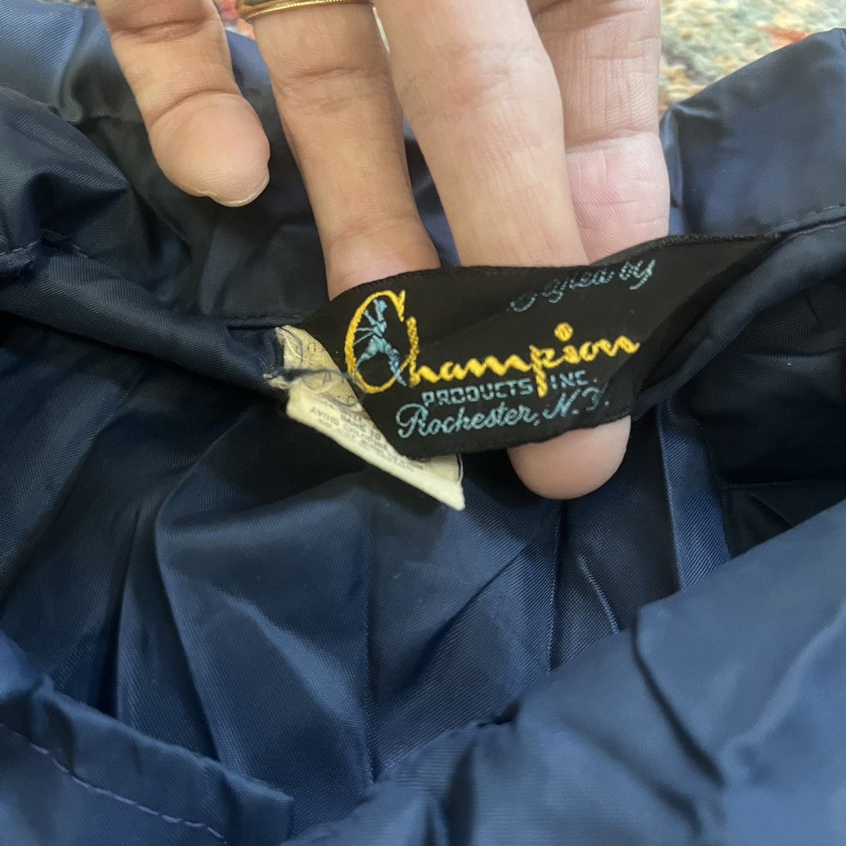 Champion × Vintage Vintage 70s Champion Bucknell College Large Coaches Jacket Size US L / EU 52-54 / 3 - 3 Thumbnail