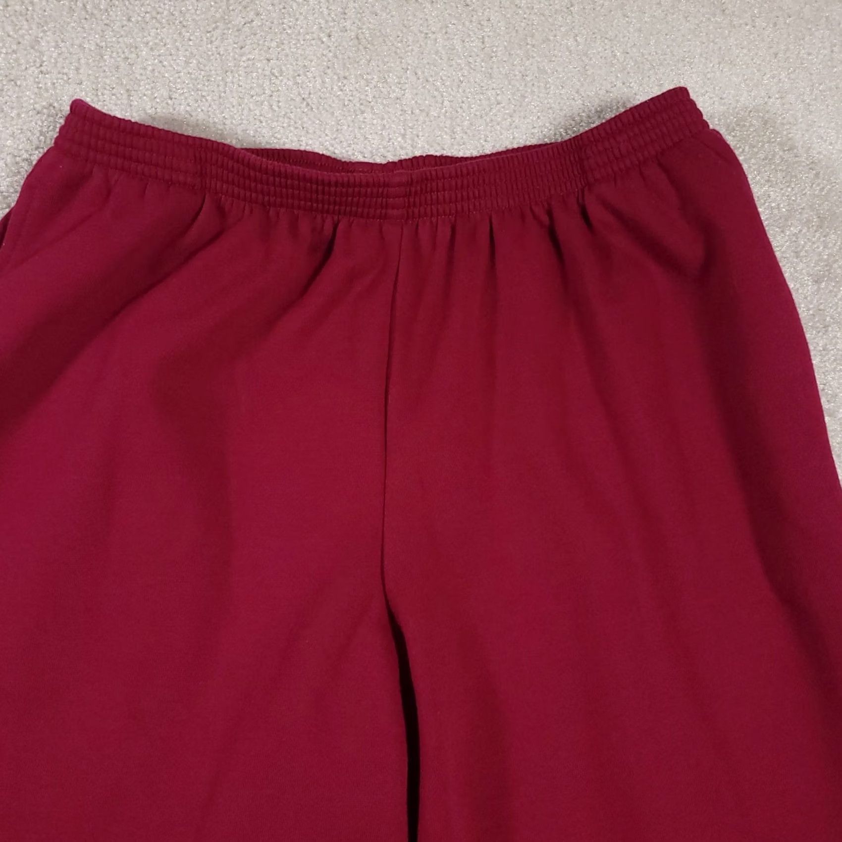Vintage VINTAGE Alfred Dunner Pants Women's 12 Red Sweatpants Polyester Blend Elastic Waist Size 34" / US 12 / IT 48 - 3 Thumbnail