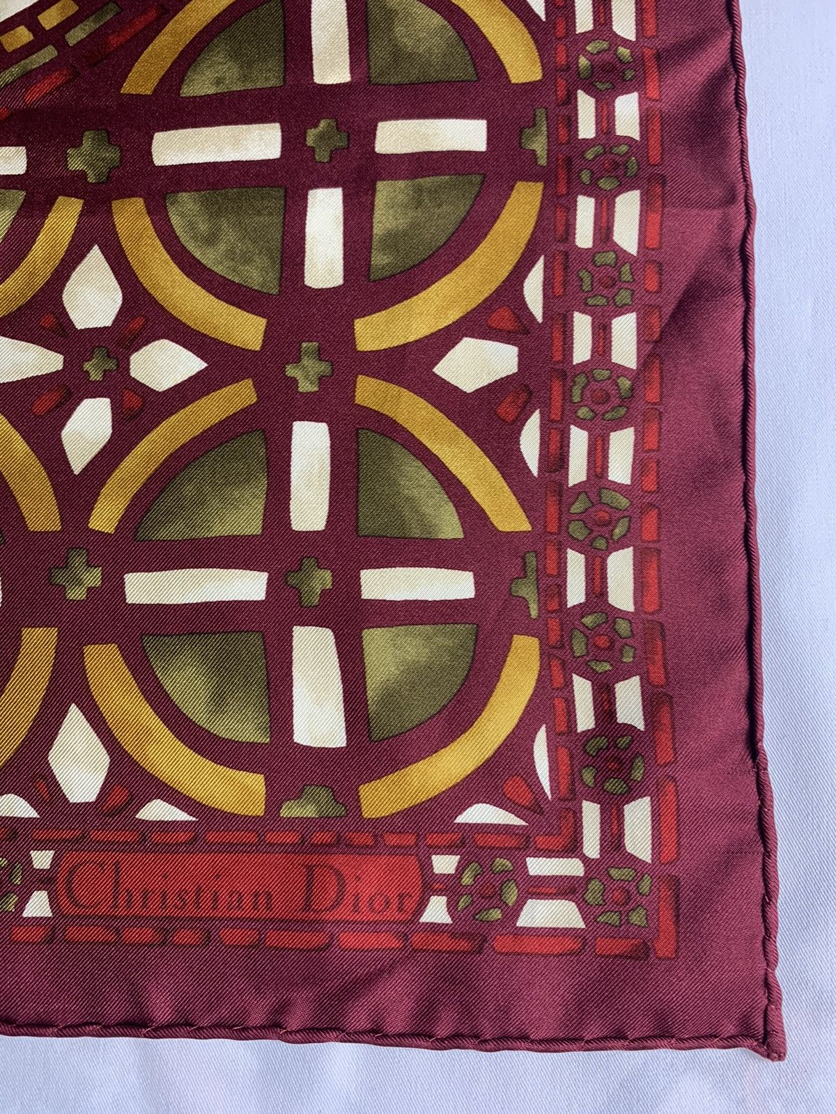 Vintage Christian Dior Monseur Silk Scarf / Muffler / Neckwear Size ONE SIZE - 4 Thumbnail