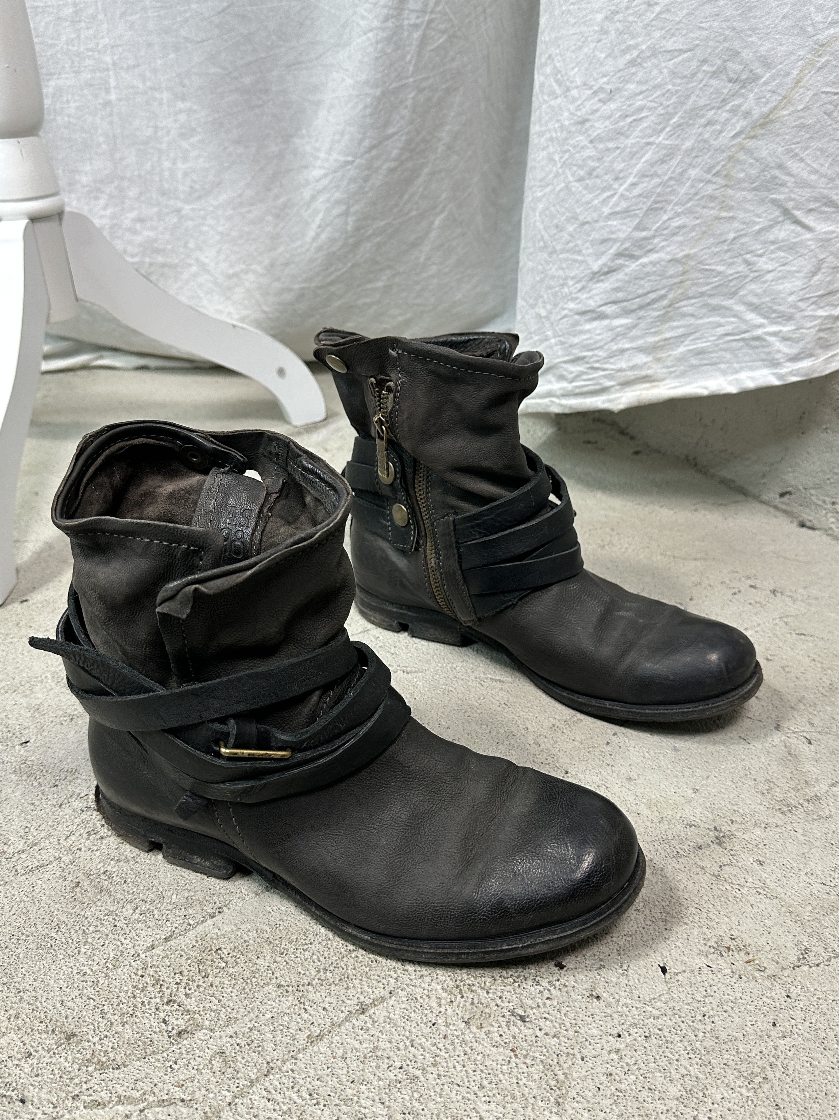A.S.98 Vintage Leather Airstep Pirate Strapped A.S.98 Boots Y2K Size US 9 / IT 39 - 8 Thumbnail