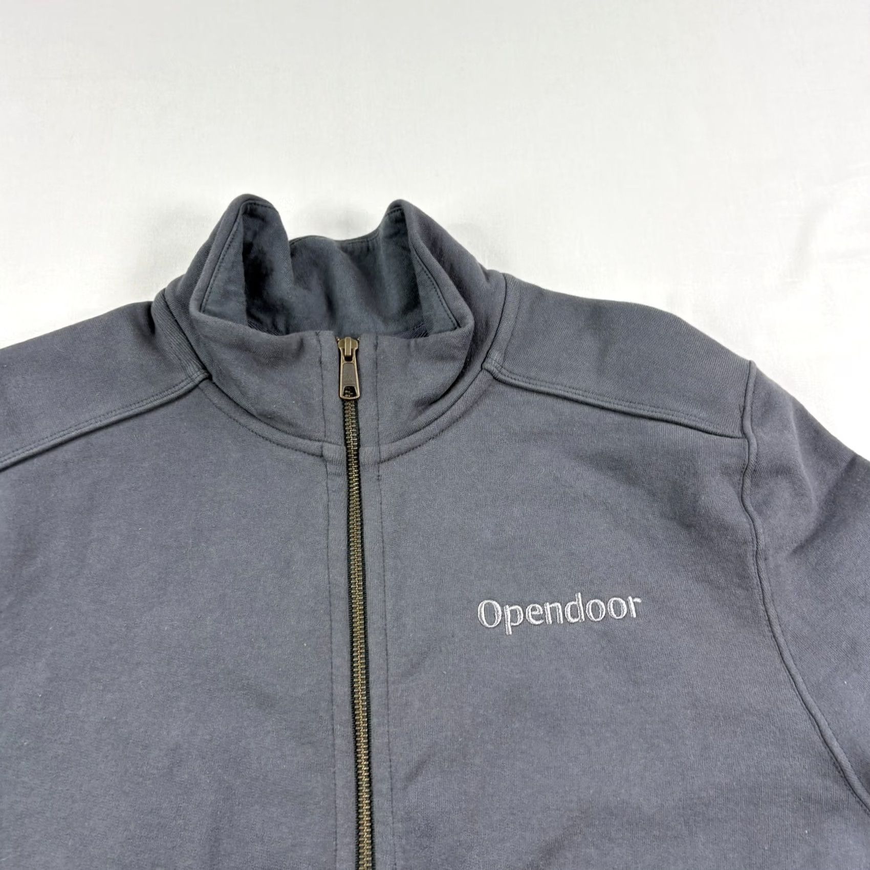 Vintage VINTAGE American Giant Jacket Men L Gray Bomber Full Zip Heavyweight Workwear Size US L / EU 52-54 / 3 - 3 Thumbnail