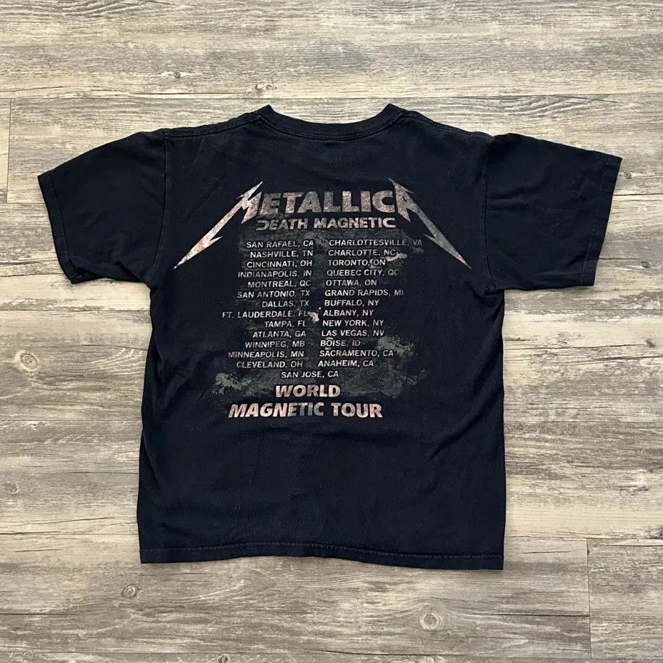 Anvil Vintage 2008 Metallica Death Magnetic World Tour Band Tee Size US M / EU 48-50 / 2 - 4 Thumbnail
