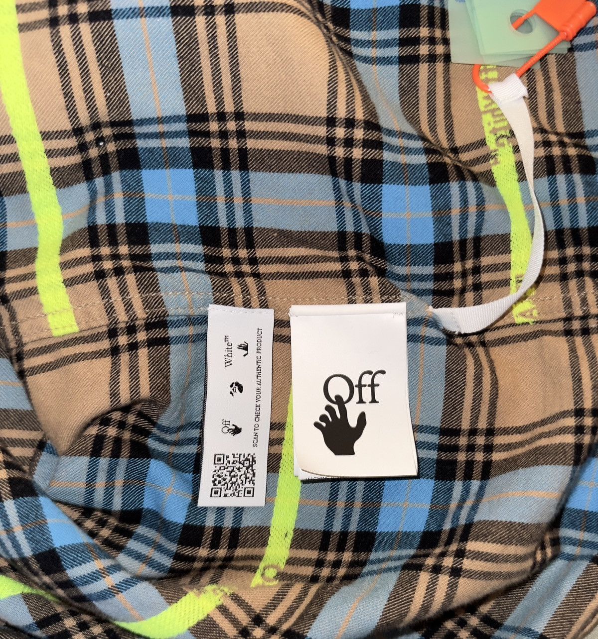 Off-White Off-White™ “FLANNEL” Checked Shirt - Size S Size US S / EU 44-46 / 1 - 8 Thumbnail