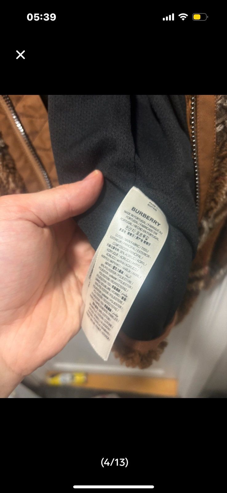 Burberry Fleece (new ) Size US XL / EU 56 / 4 - 3 Thumbnail