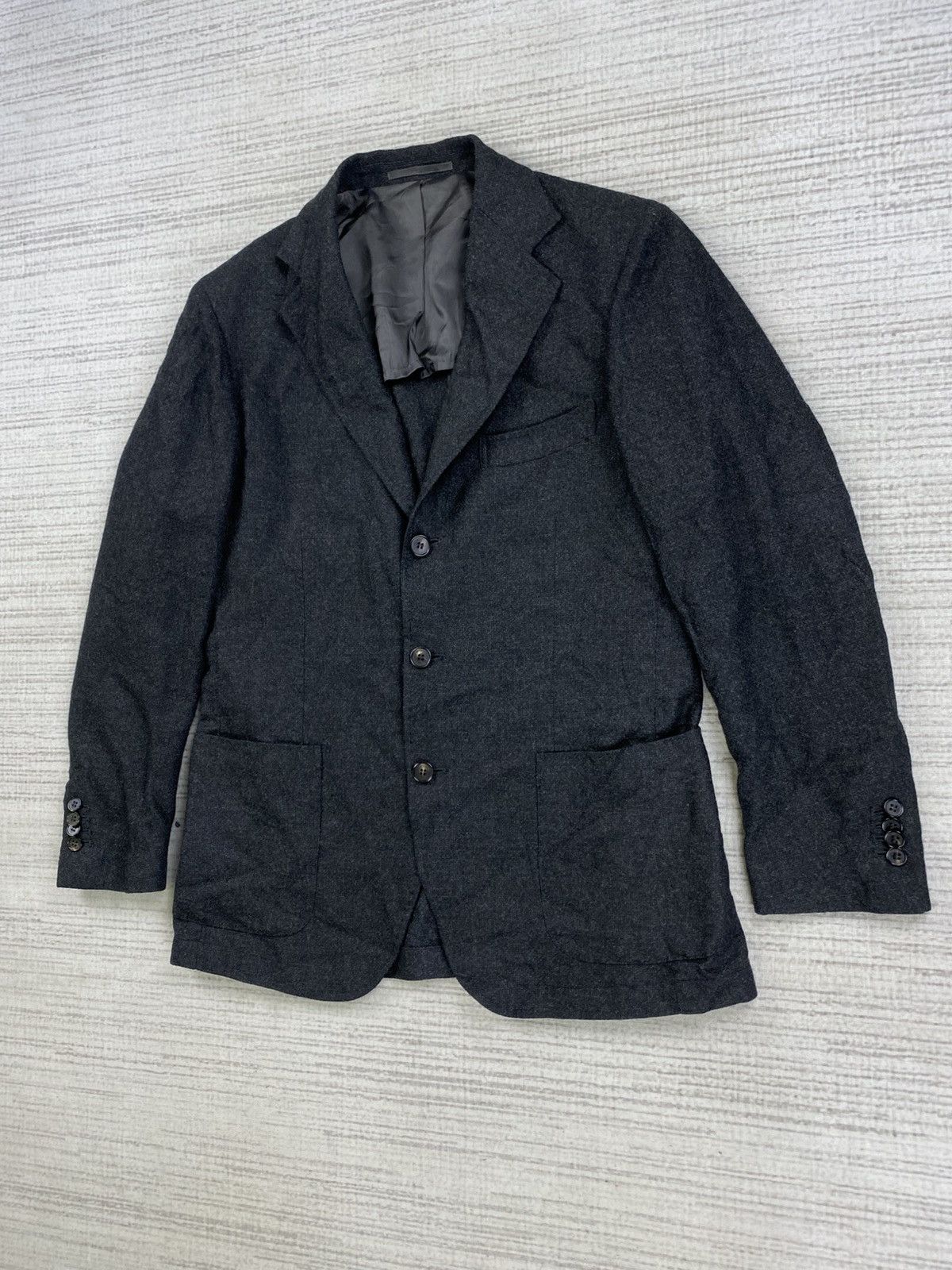 Ring Jacket 🔥Blue Grigio X Loro Piana Design By Ring Jacket Wool Blazer Size US M / EU 48-50 / 2 - 4 Thumbnail
