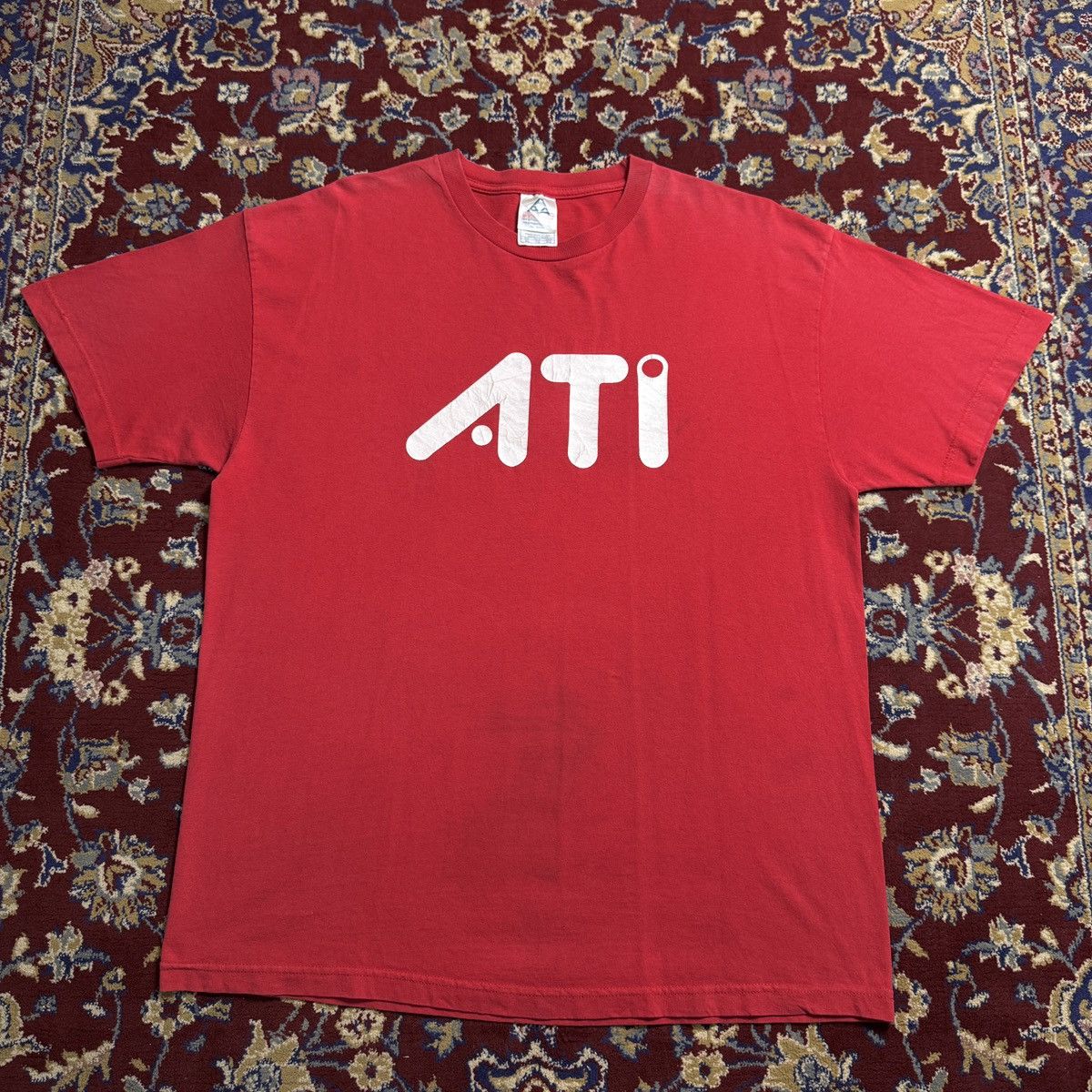 Playstation 2000s ATI Ruby Radeon Graphics Card video game promo tee y2k Size US XL / EU 56 / 4 - 2 Thumbnail