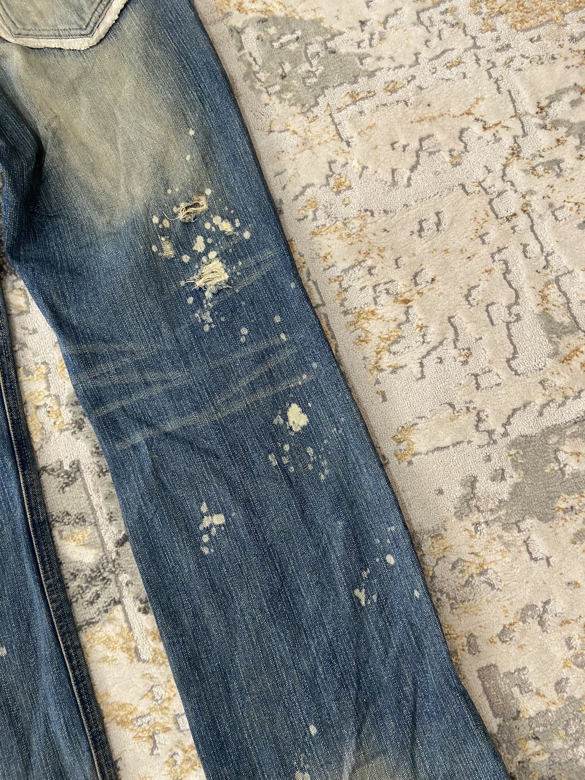 If Six Was Nine × Japanese Brand ❤️‍🔥SEND OFFER ❤️‍🔥 BLUE DENIM REWORKED DISTRESSED Size US 30 / EU 46 - 9 Thumbnail