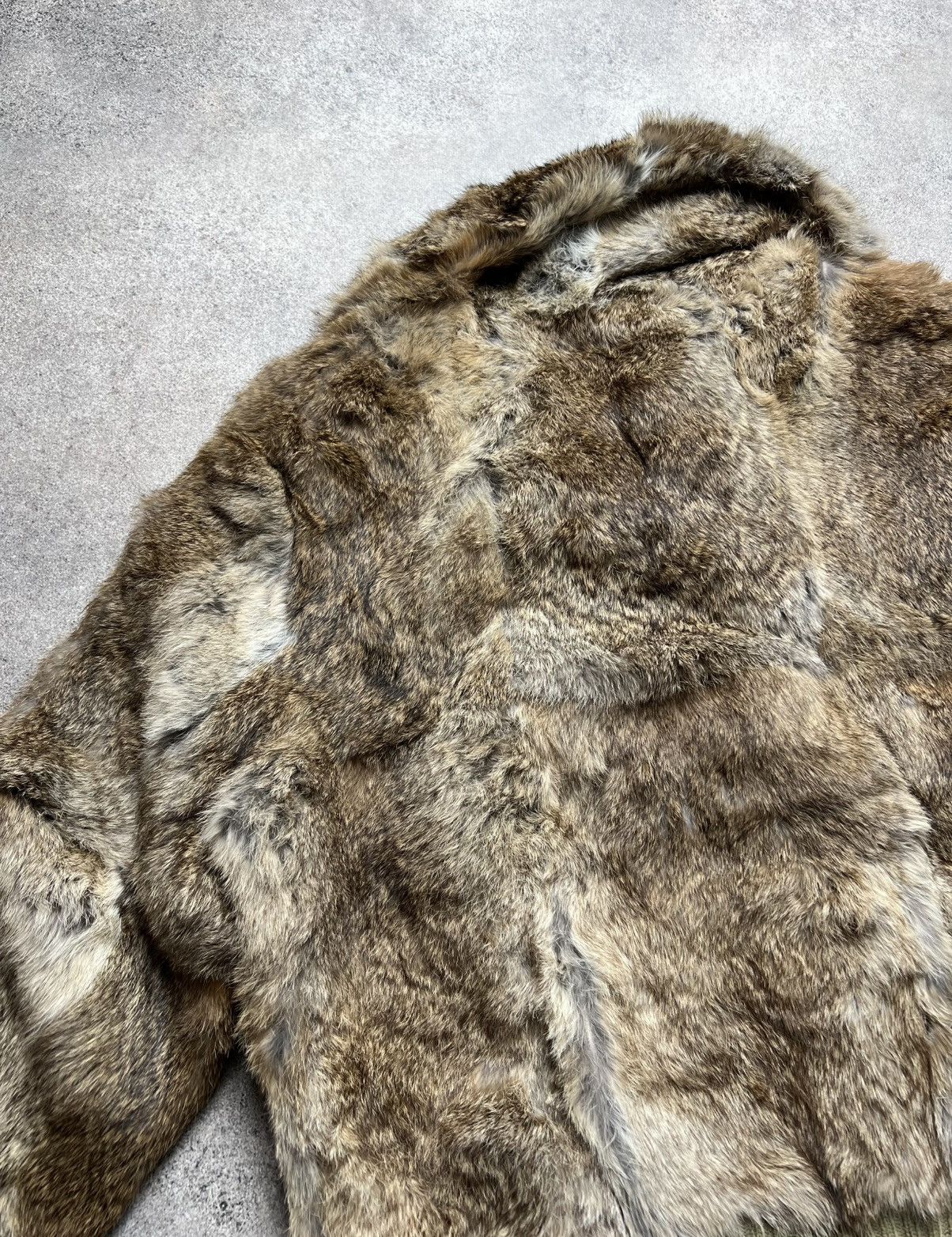 Vintage Vintage 90s cropped fur bomber jacket Size S / US 4 / IT 40 - 10 Thumbnail