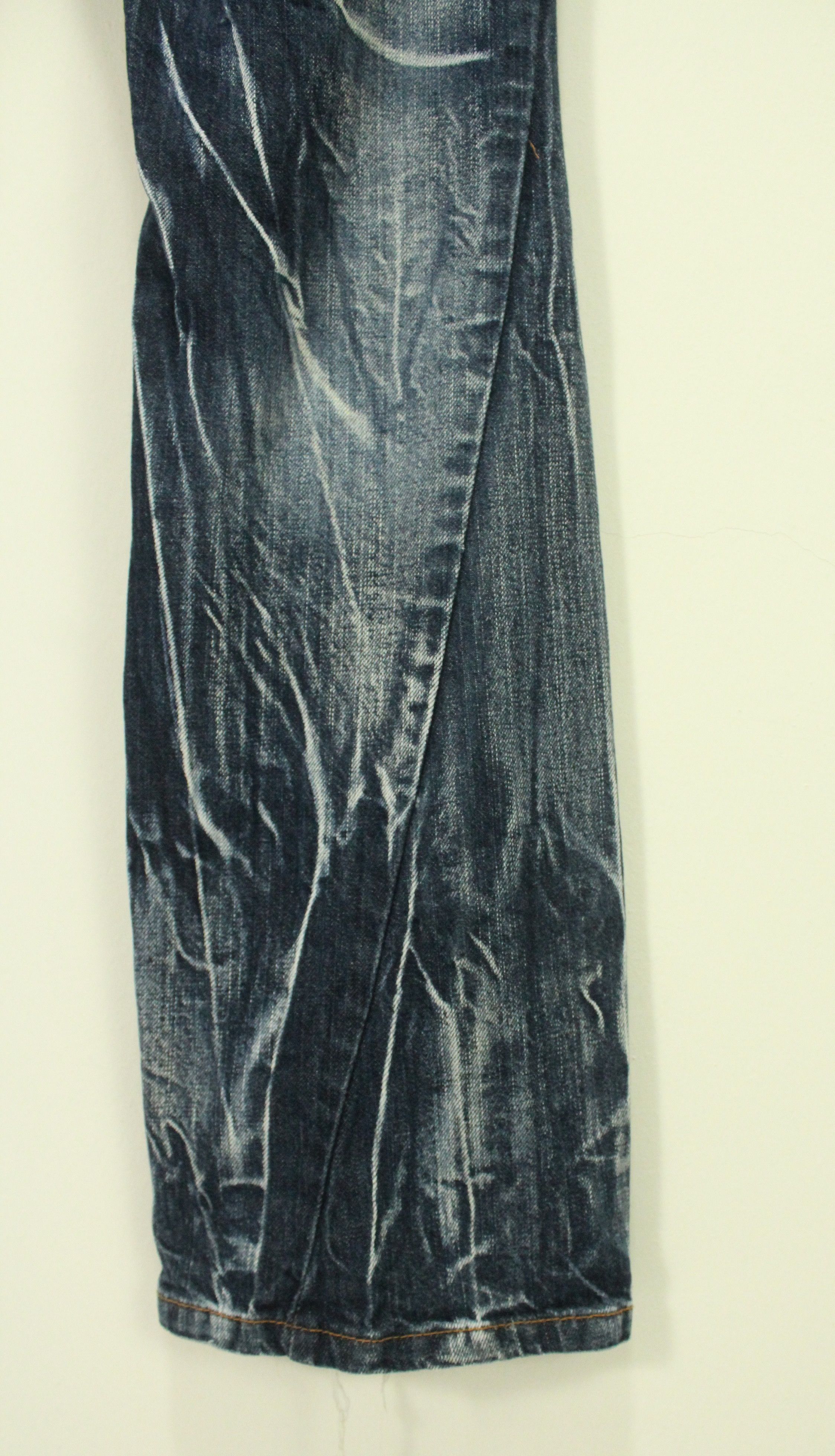 Japanese Brand Flared 🔥 NYLAUS Clothing Denim Spiral Cut Claw Mark Denim Size US 32 / EU 48 - 6 Thumbnail