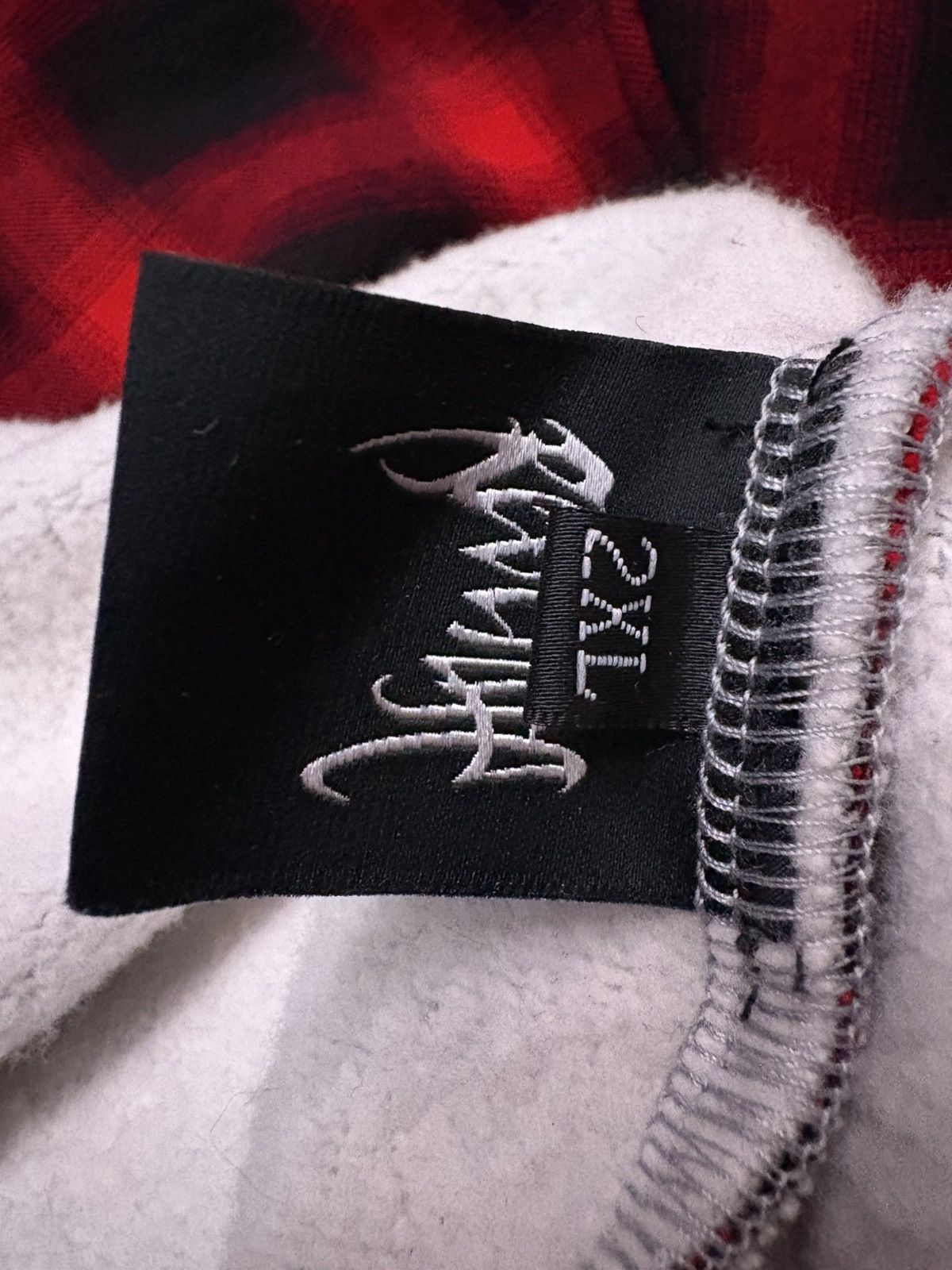 Revenge Inferno flannel zip heather grey/red Size US XXL / EU 58 / 5 - 4 Thumbnail