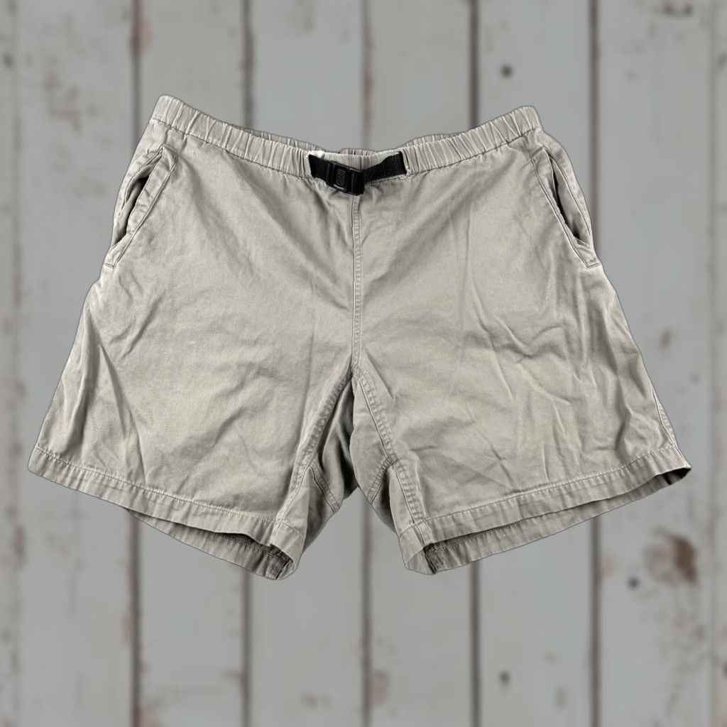 The North Face VINTAGE The North Face Mens Large Khaki Cargo Shorts Adjustable Belt Hiking EUC Size US 33 - 1 Thumbnail