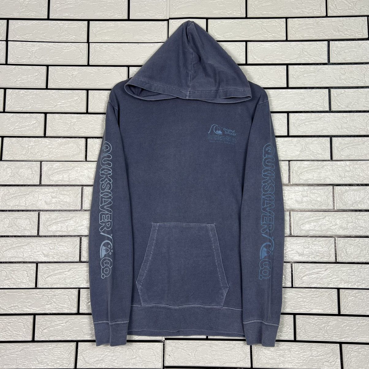 Quiksilver QUIKSILVER Big Logo Pullover Hoodie Sweatshirt #4106-C187 Size US S / EU 44-46 / 1 - 4 Thumbnail